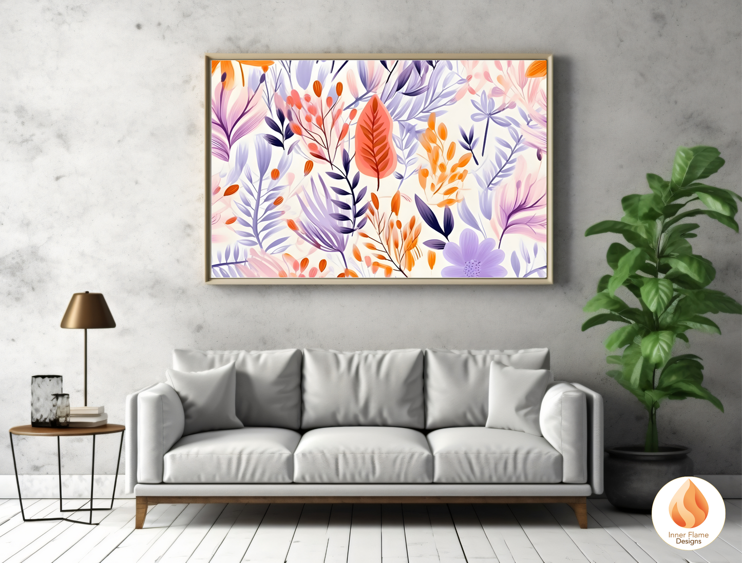 Cheerful Boho Wall Art Décor for Modern Home Design | Four Piece Wall Art
