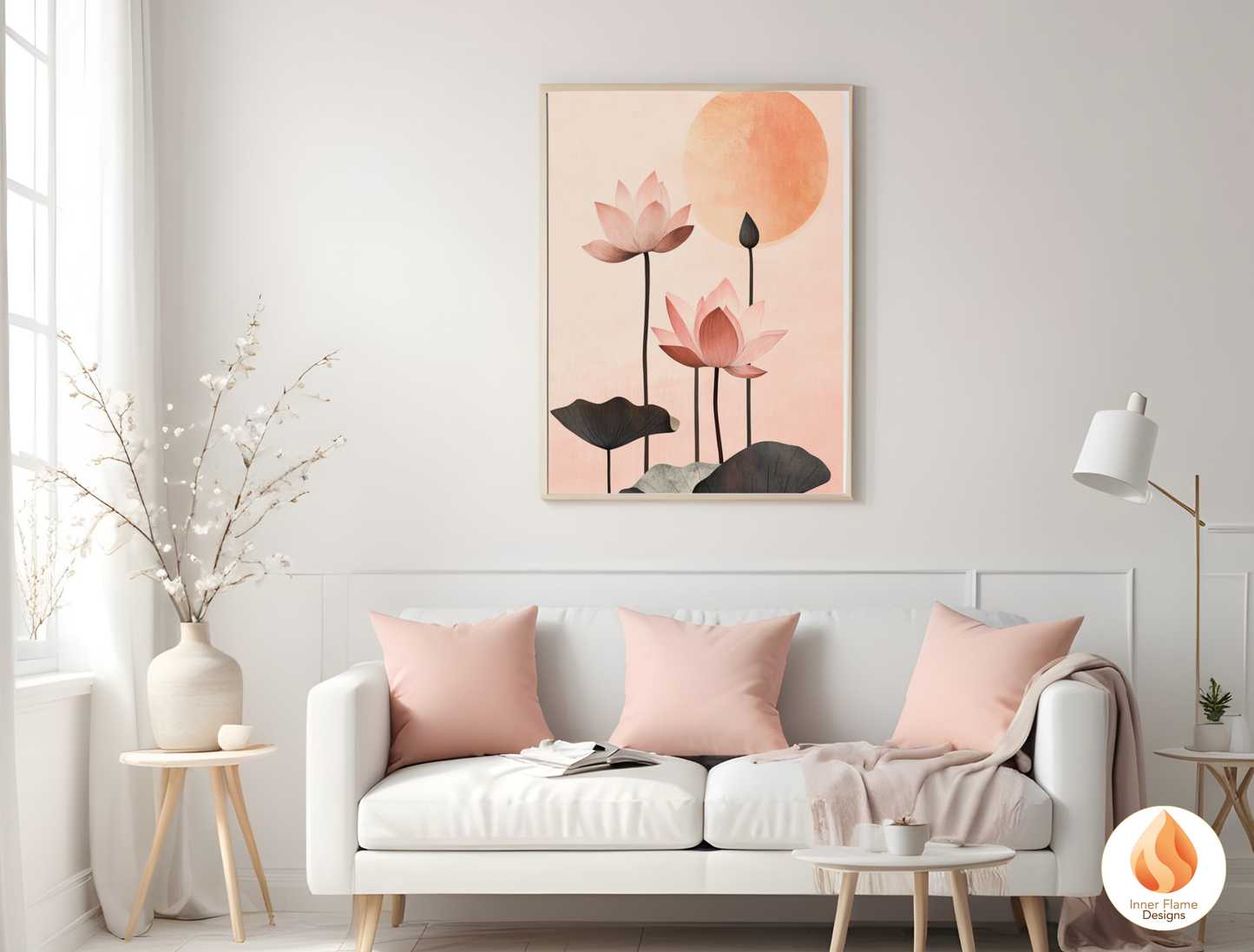 Exquisite Japandi Art for Modern Home Design | Triptych Artwork