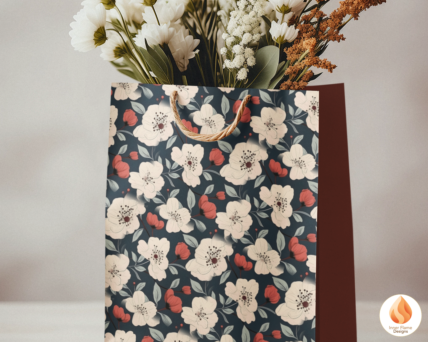 Japandi Rose Floral Surface Patterns | Seamless Patterns for Wallpaper, Textiles, Packaging and Digital Designs