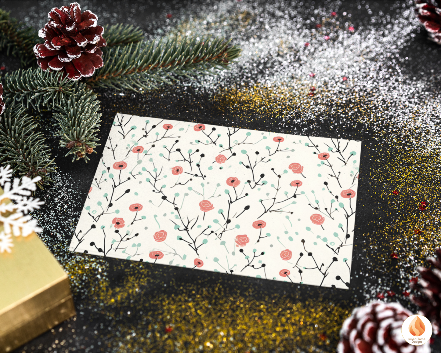 Minimalist Rose Floral Surface Patterns | Seamless Patterns for Wallpaper, Textiles, Packaging and Digital Designs