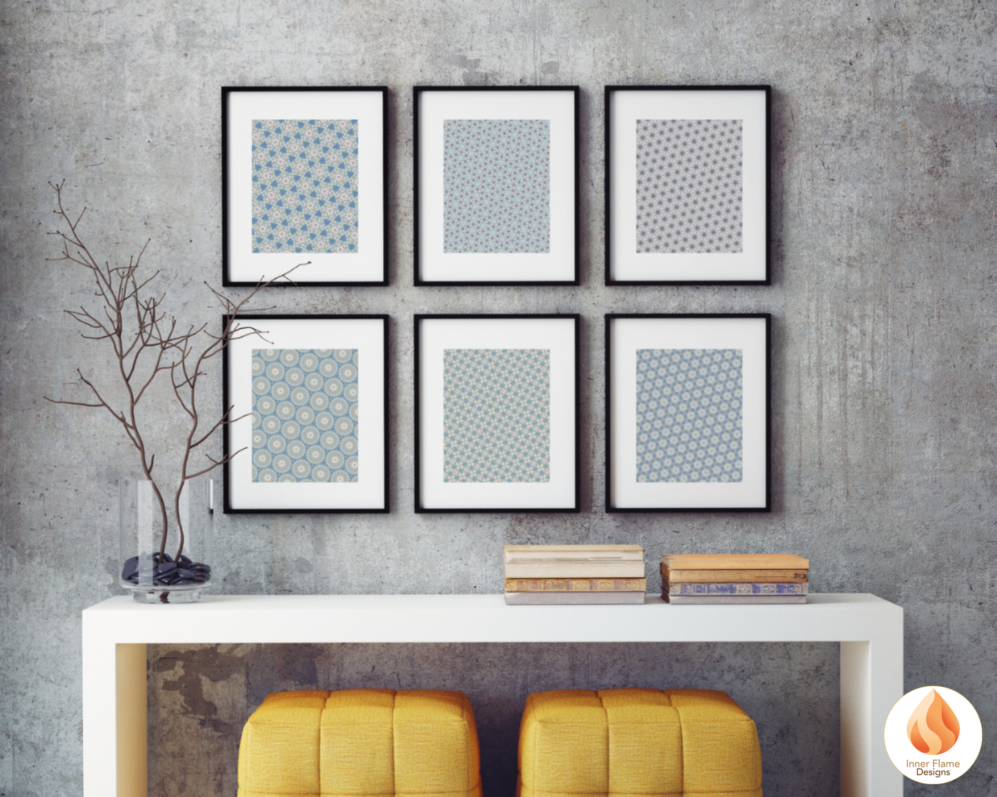 Tranquil Geometric Surface Patterns | Seamless Patterns for Wallpaper, Textiles, Packaging and Digital Designs
