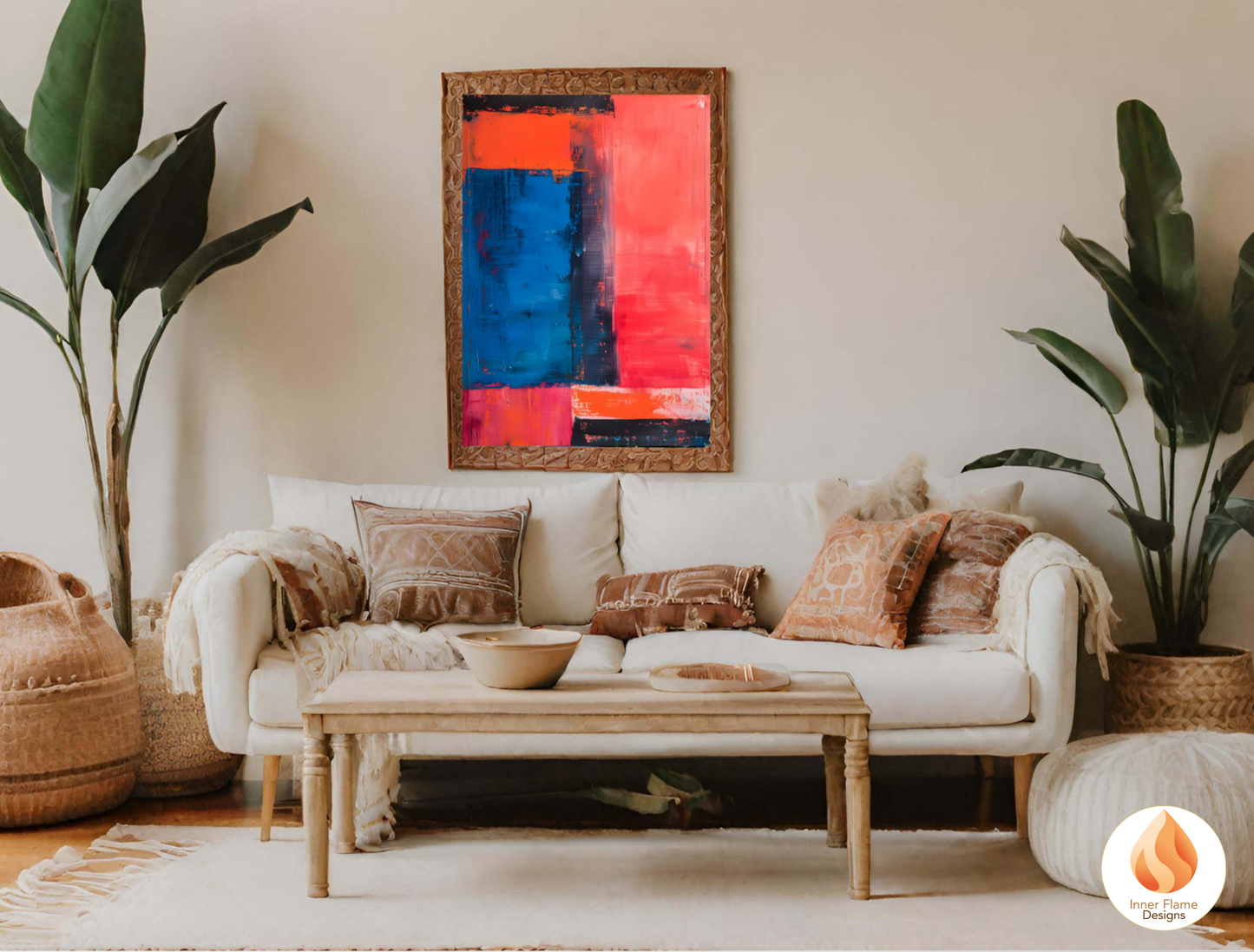 Striking Minimalist Art for Modern Home Design | Triptych Artwork