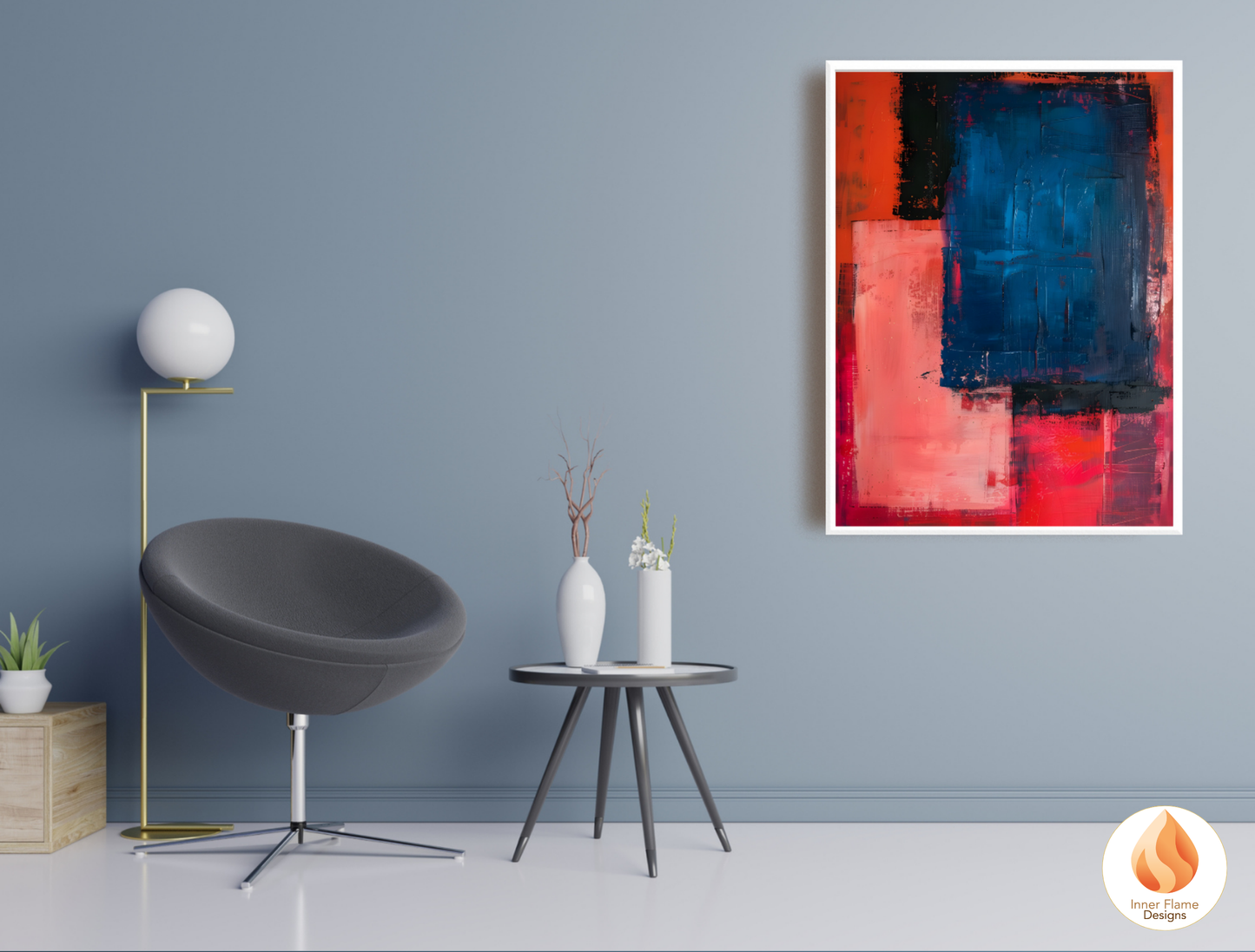 Striking Minimalist Art for Modern Home Design | Triptych Artwork
