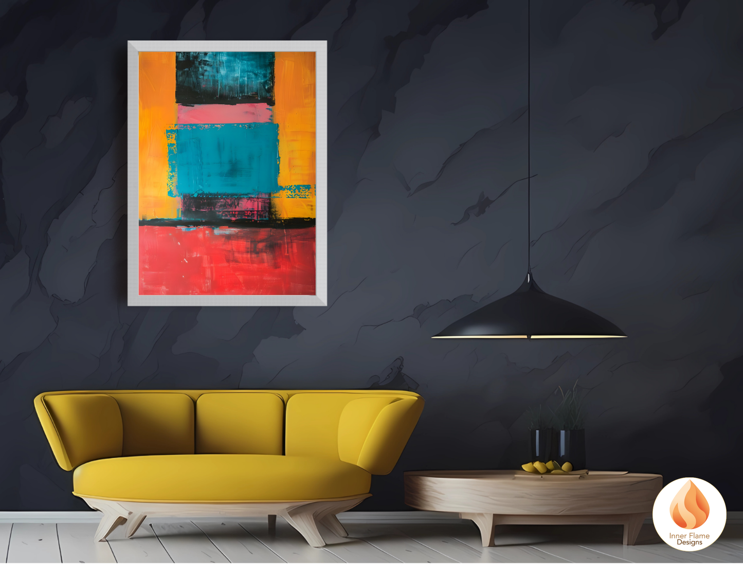 Radiant Minimalist Art for Modern Home Design | Triptych Artwork
