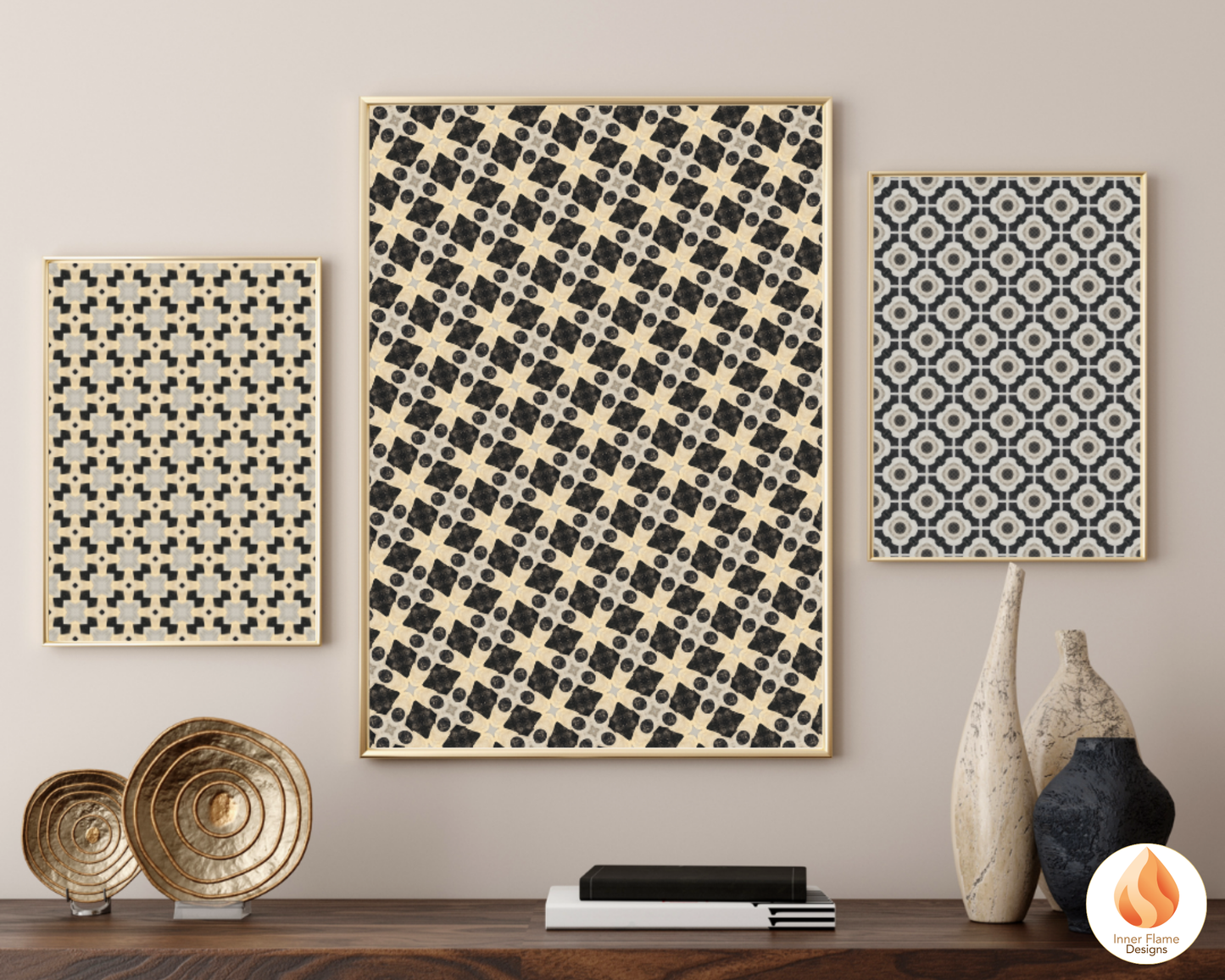 Vintage Geometric Surface Patterns | Seamless Patterns for Wallpaper, Textiles, Packaging and Digital Designs