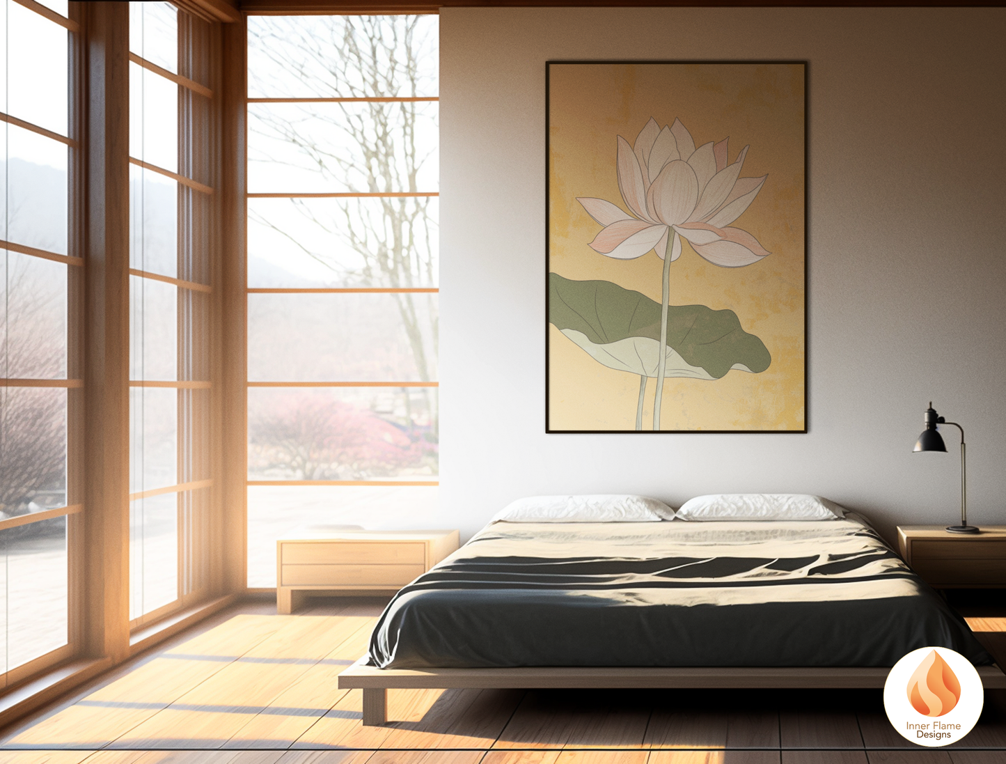 Subtle Japandi Art for Modern Home Design | Triptych Artwork (Series 1)