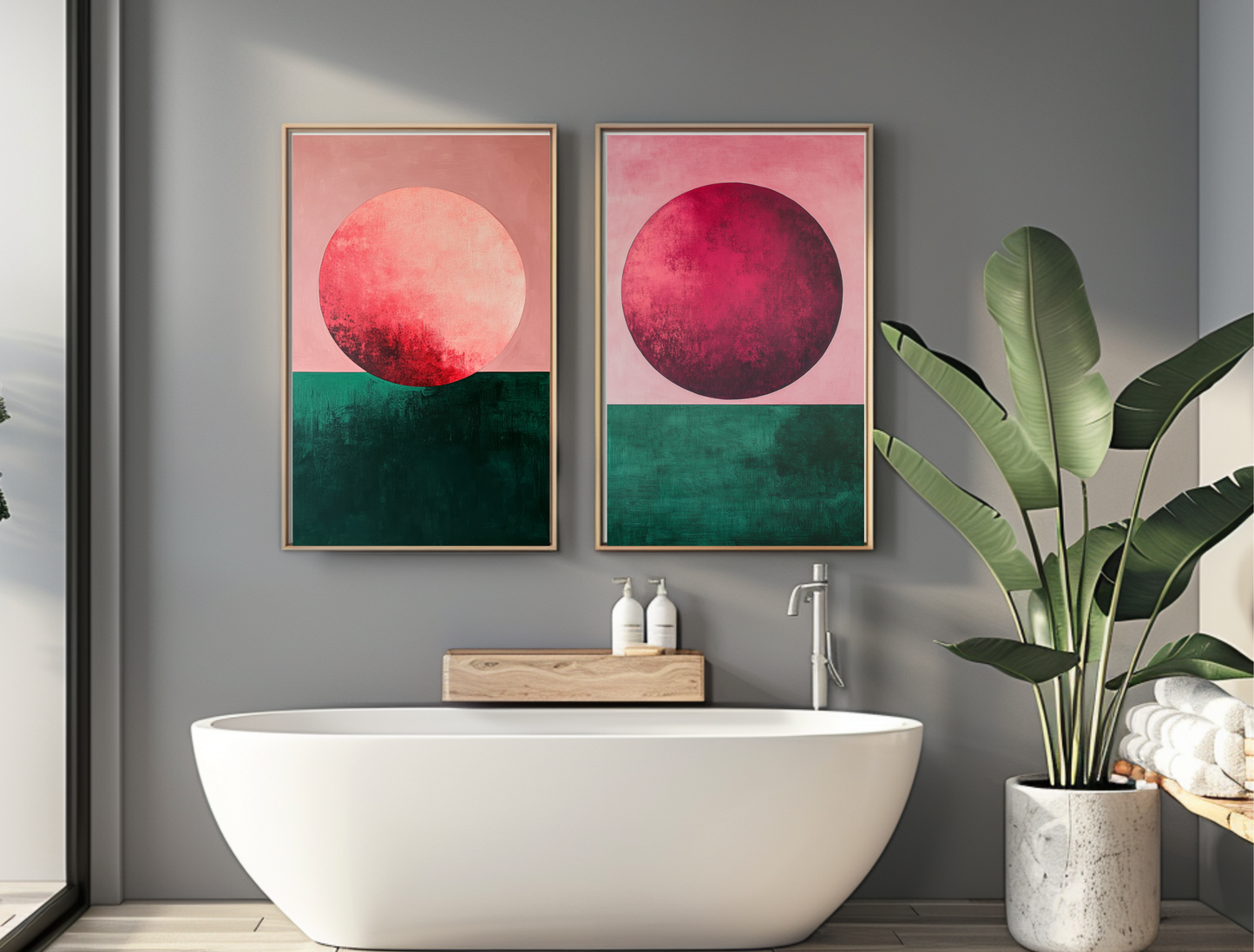 Dynamic Geometric Artwork for Modern Home Design | Triptych Artwork