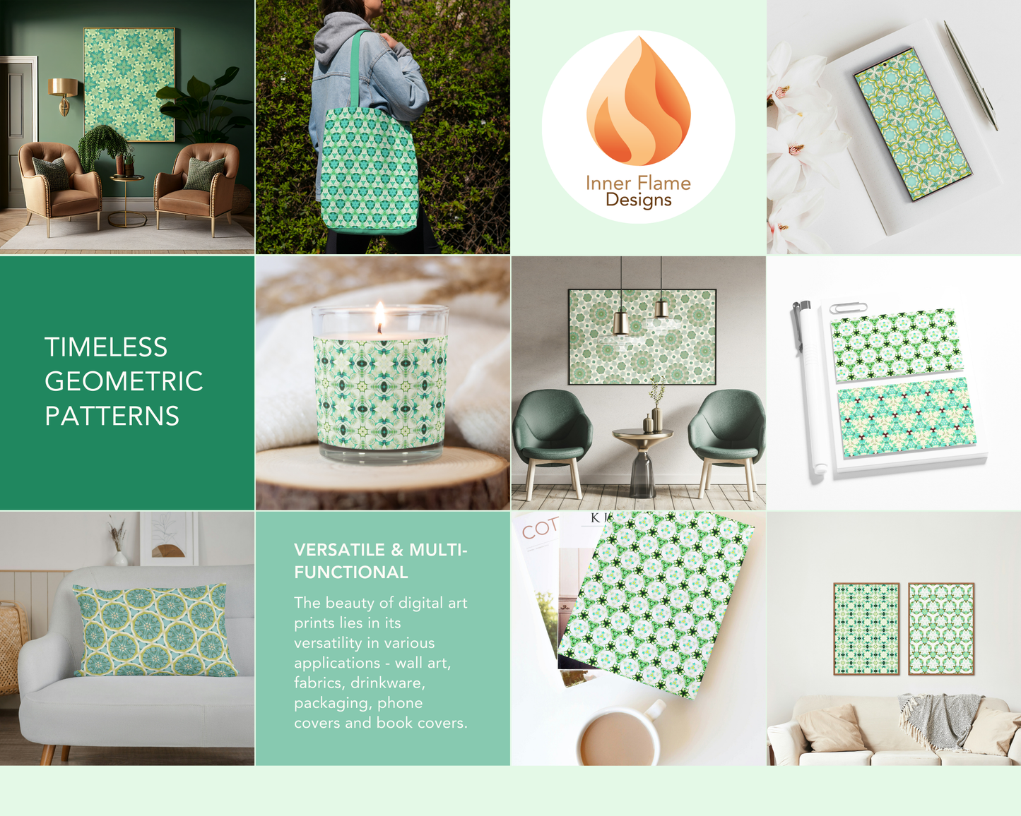 Timeless Geometric Surface Patterns | Seamless Patterns for Wallpaper, Textiles, Packaging and Digital Designs