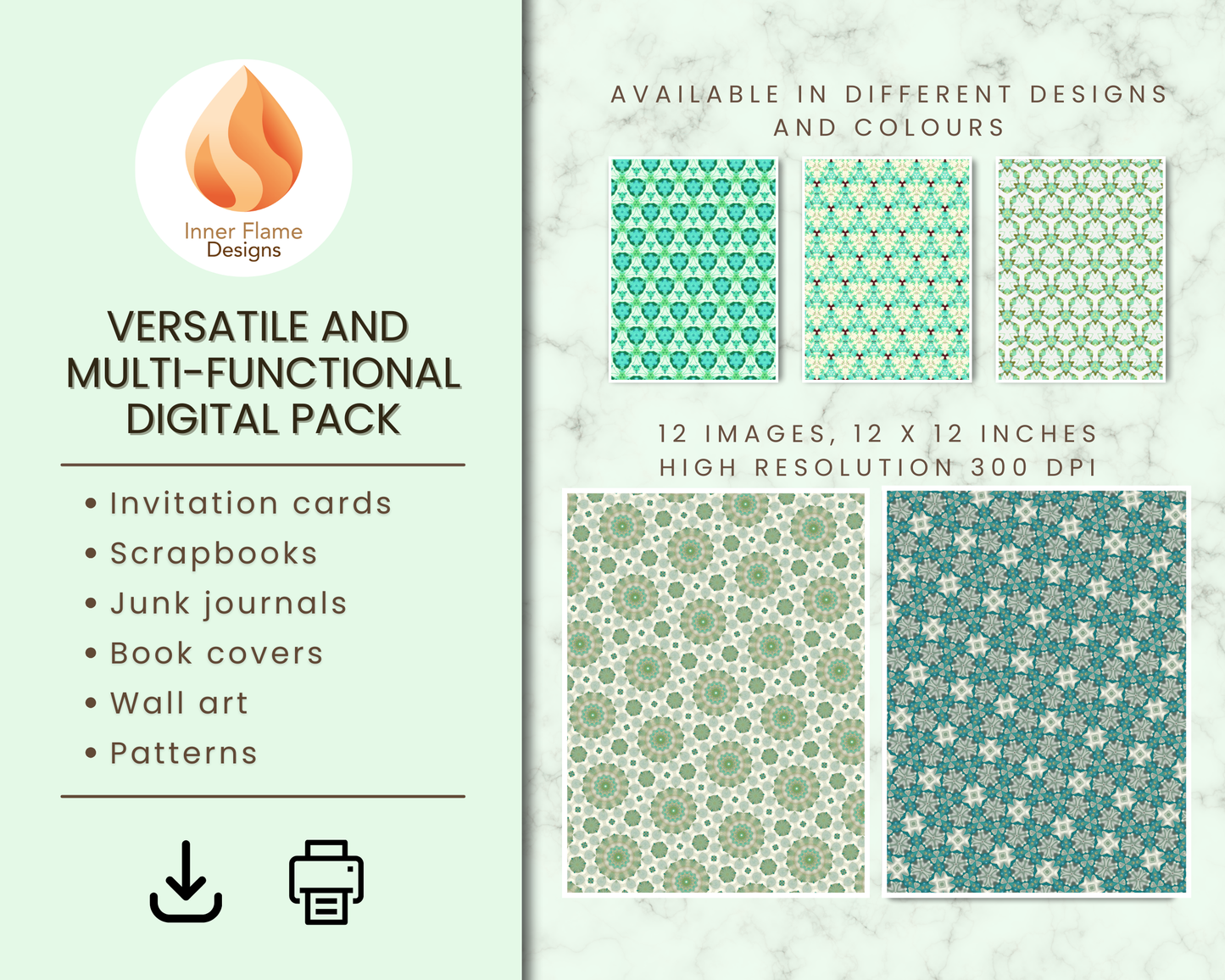 Timeless Geometric Surface Patterns | Seamless Patterns for Wallpaper, Textiles, Packaging and Digital Designs
