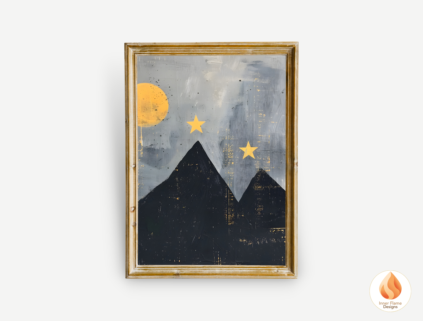 Ethereal Japandi Art for Modern Home Design | Triptych Artwork (Series 3)
