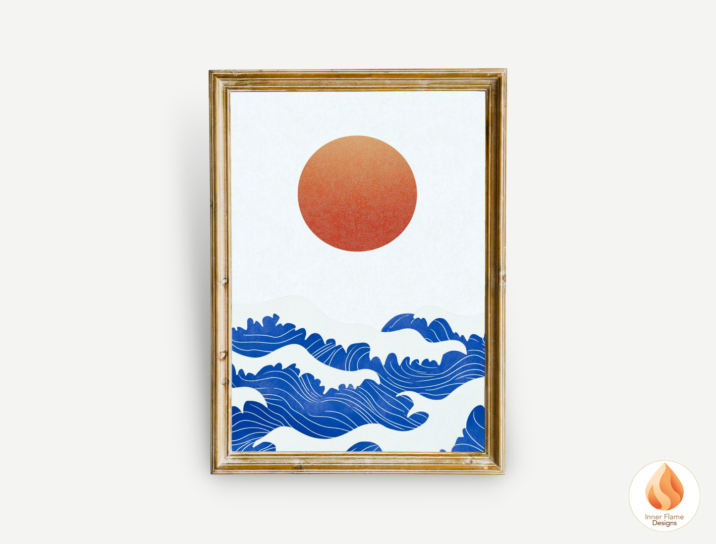 Vibrant Japandi Art for Modern Home Design | Diptych Artwork (Series 2)