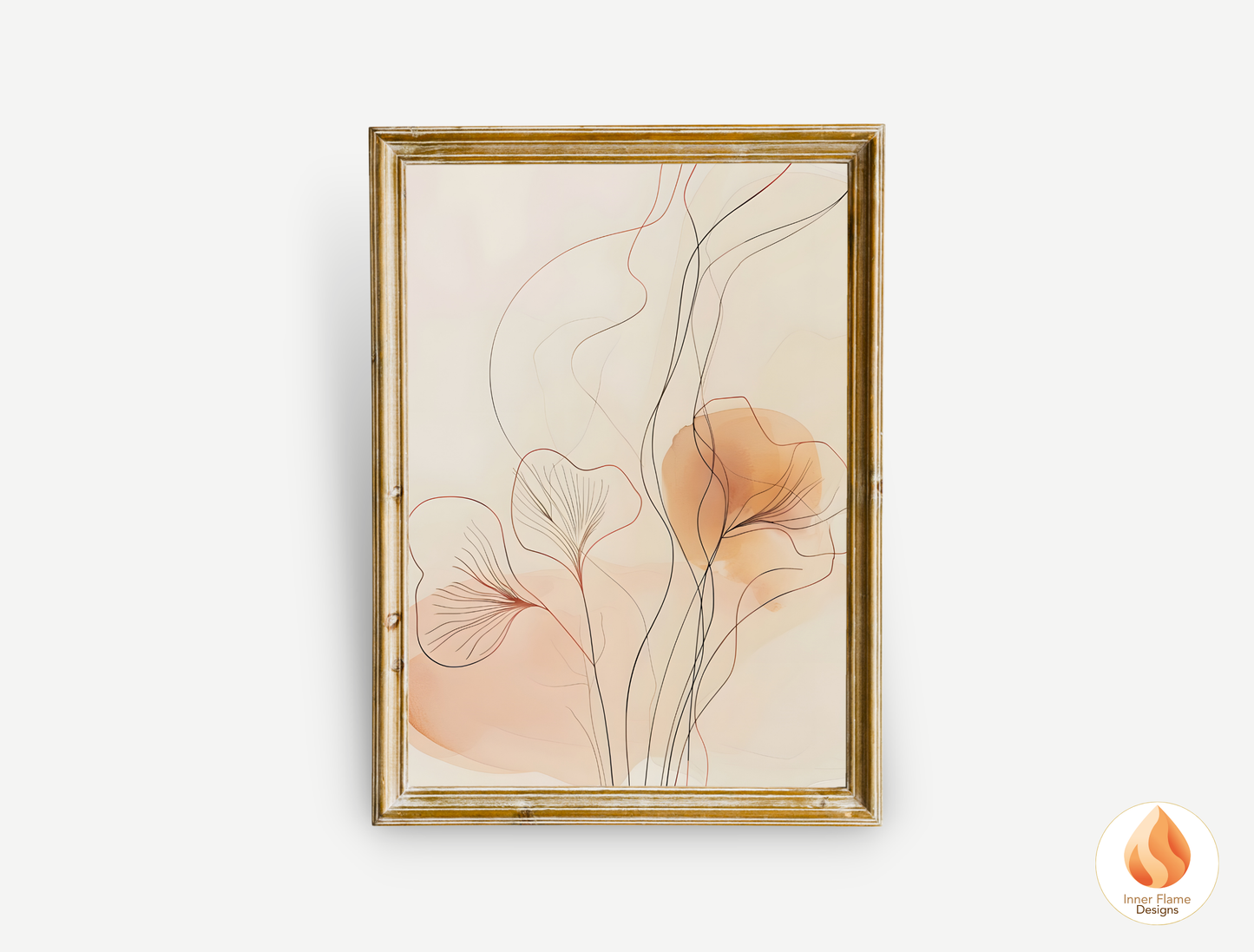 Graceful Line Art for Modern Home Design | Triptych Artwork (Series 1)
