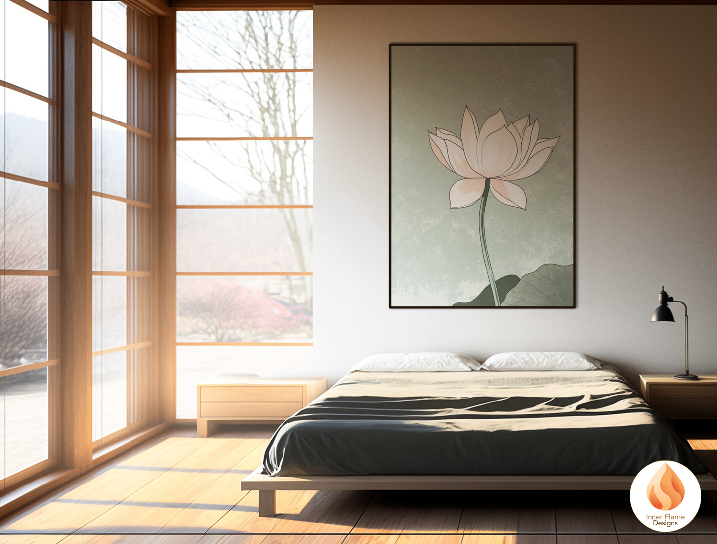 Subtle Japandi Art for Modern Home Design | Triptych Artwork (Series 5)