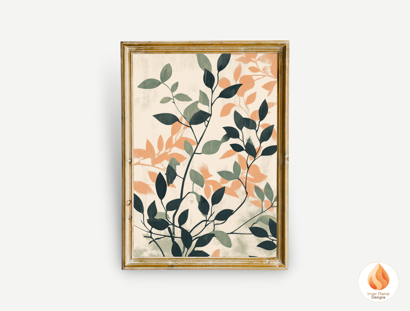 Elegant Botanical Art for Modern Home Design | Triptych Artwork