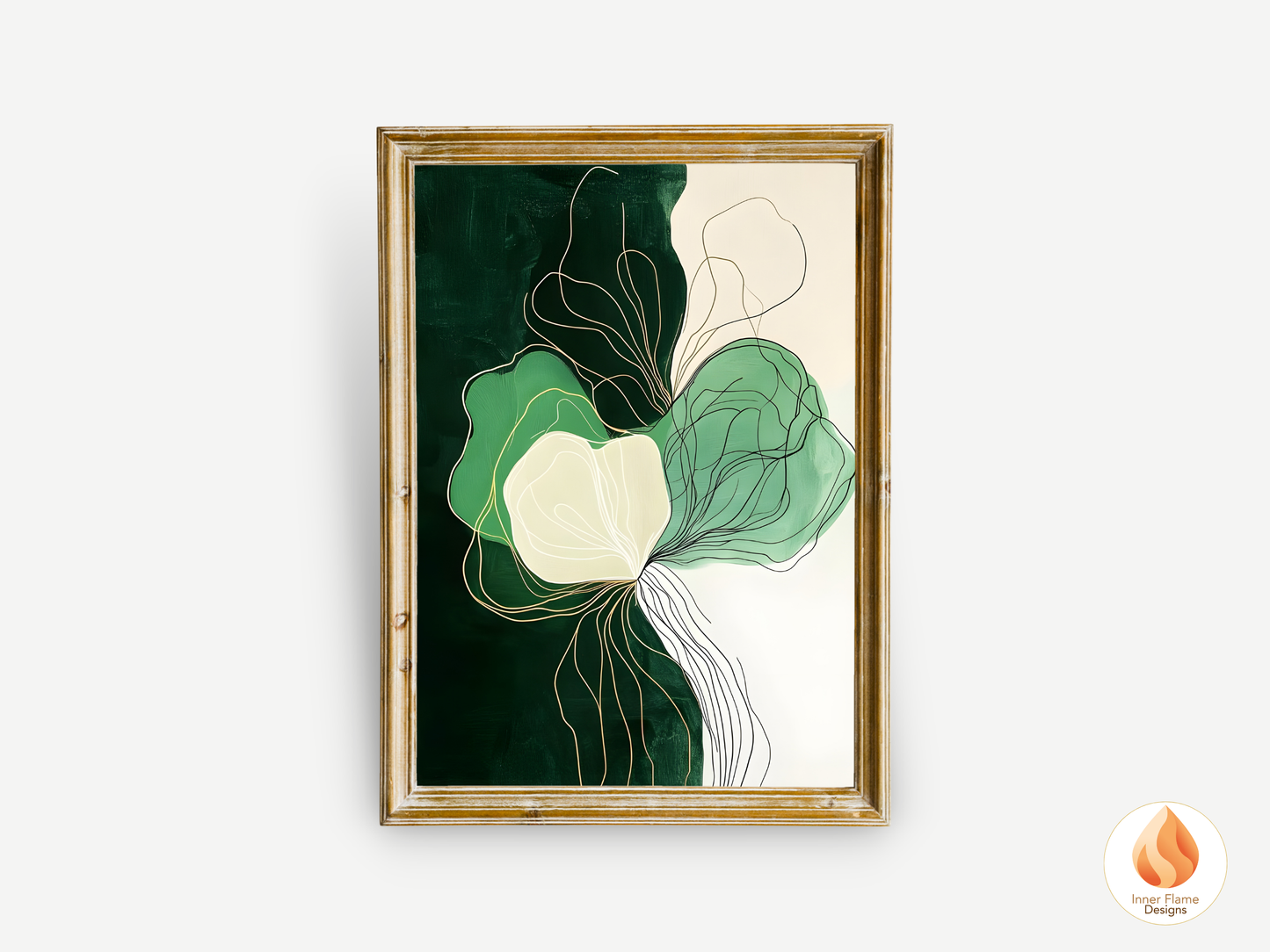Bold Line Art for Modern Home Design | Triptych Artwork