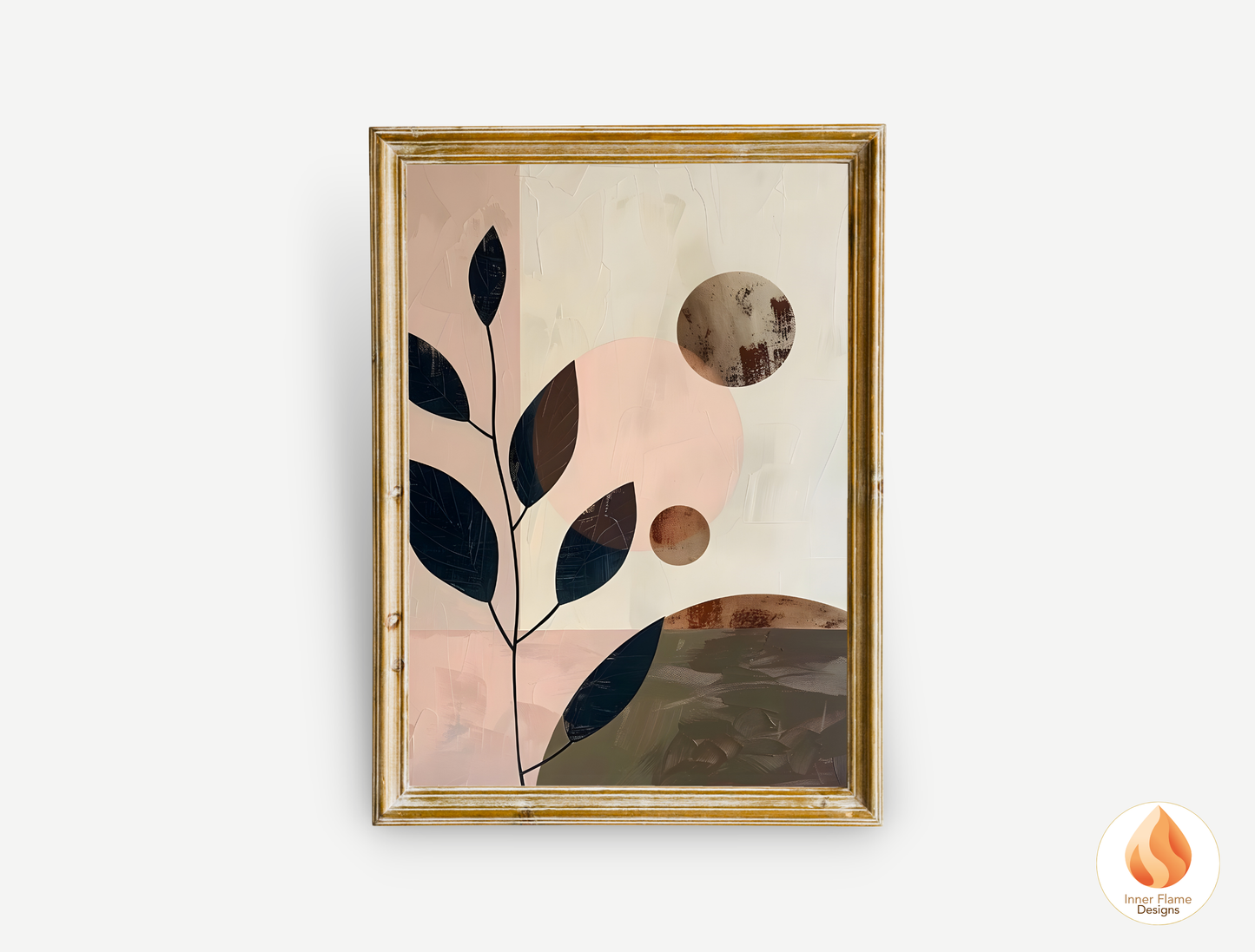 Charming Japandi Art for Modern Home Design | Triptych Artwork (Series 4)