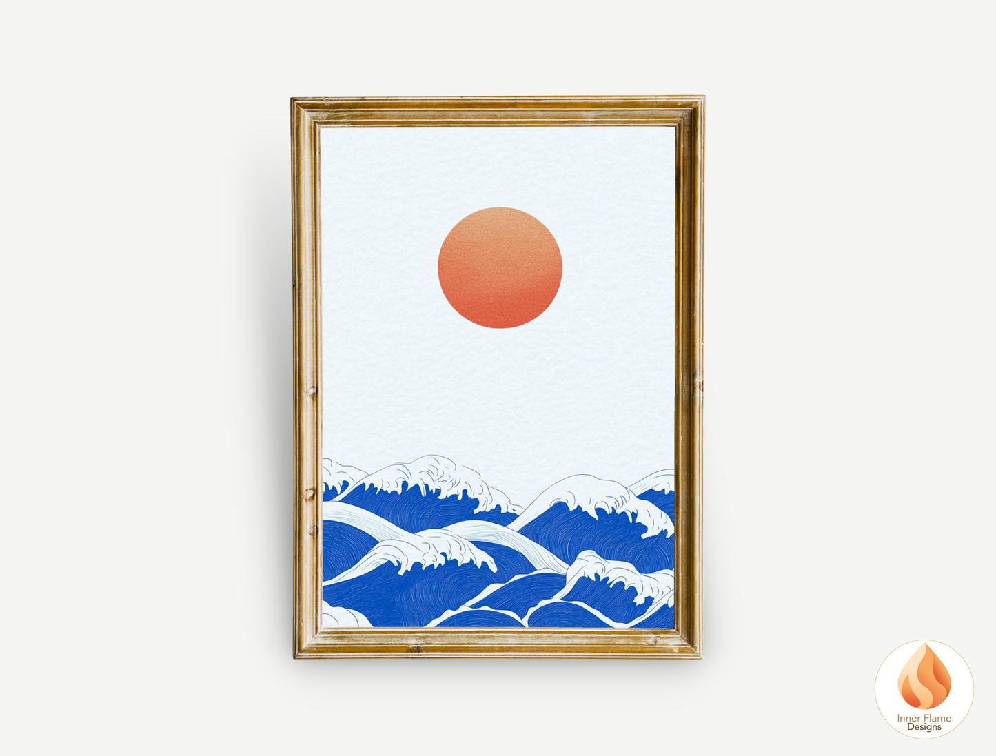 Vibrant Japandi Art for Modern Home Design | Diptych Artwork (Series 2)