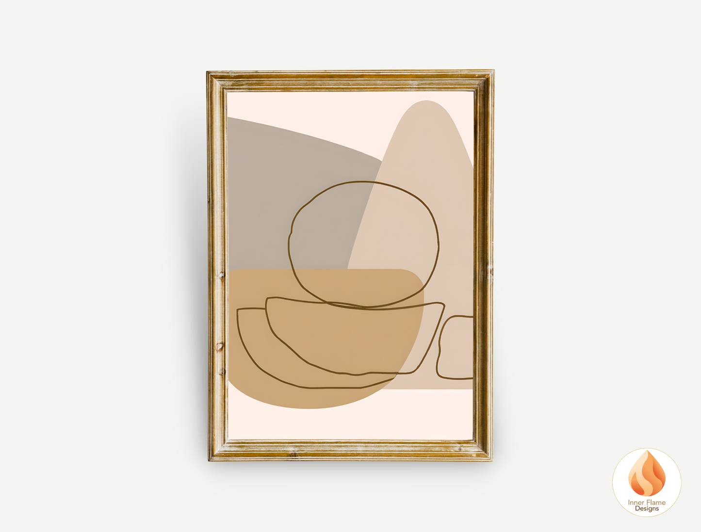 Eclectic Line Art for Modern Home Design | Triptych Artwork