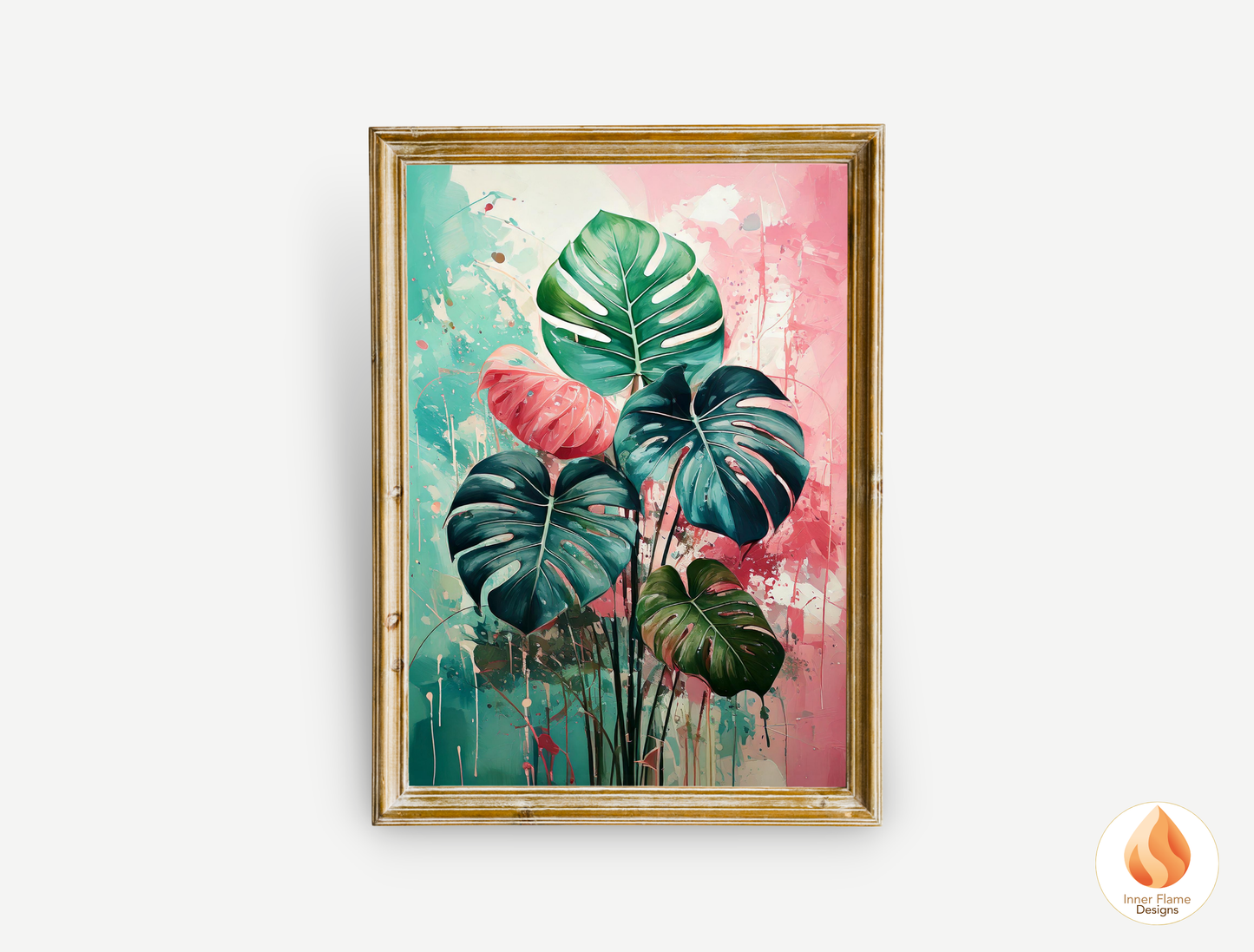 Dramatic Botanical Art for Modern Home Design | Triptych Artwork