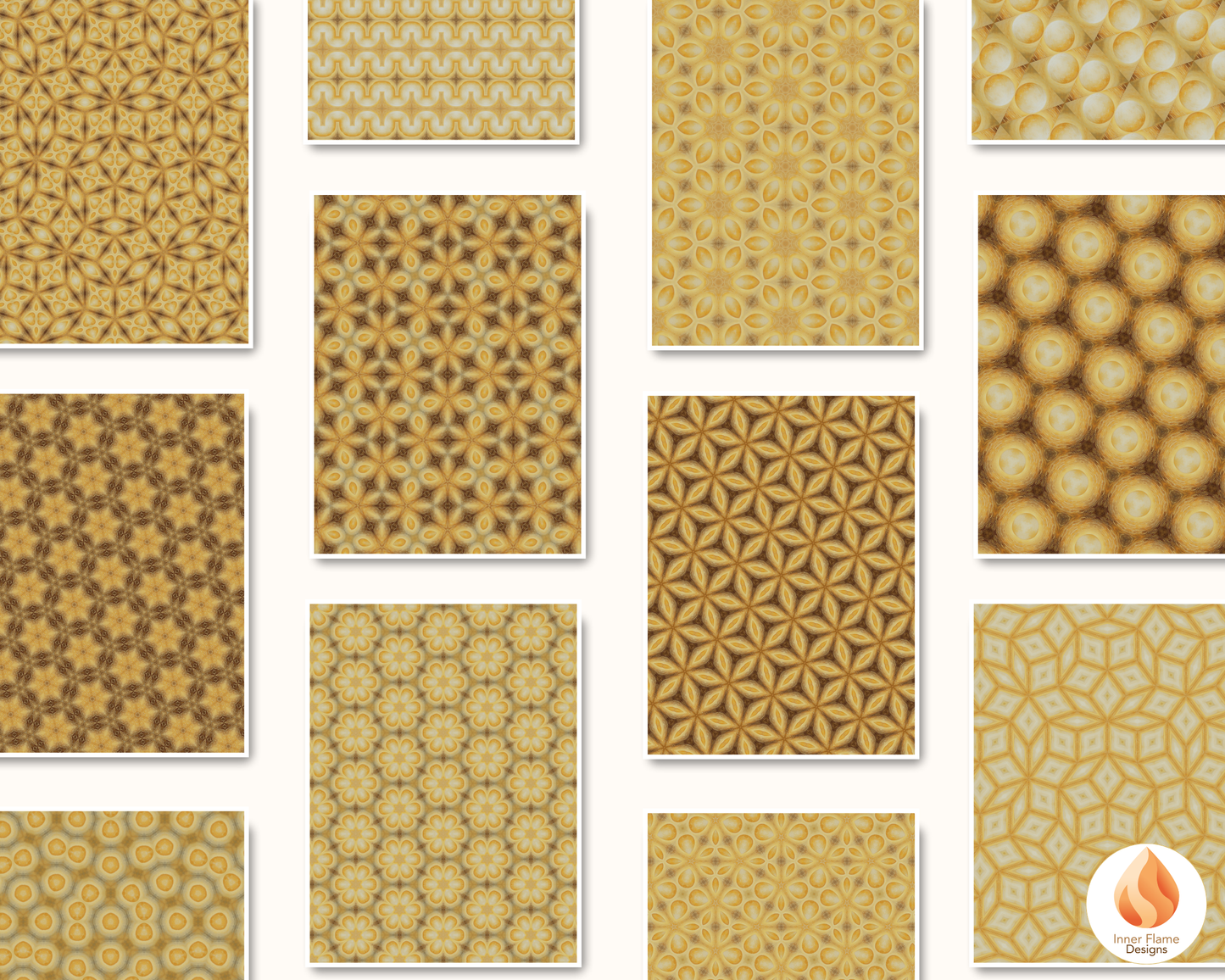 Ornate Geometric Surface Patterns | Seamless Patterns for Wallpaper, Textiles, Packaging and Digital Designs