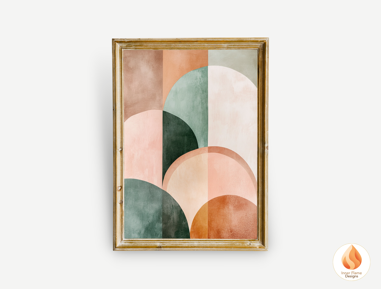 Harmonious Boho Wall Art Décor for Modern Home Design | Triptych Artwork