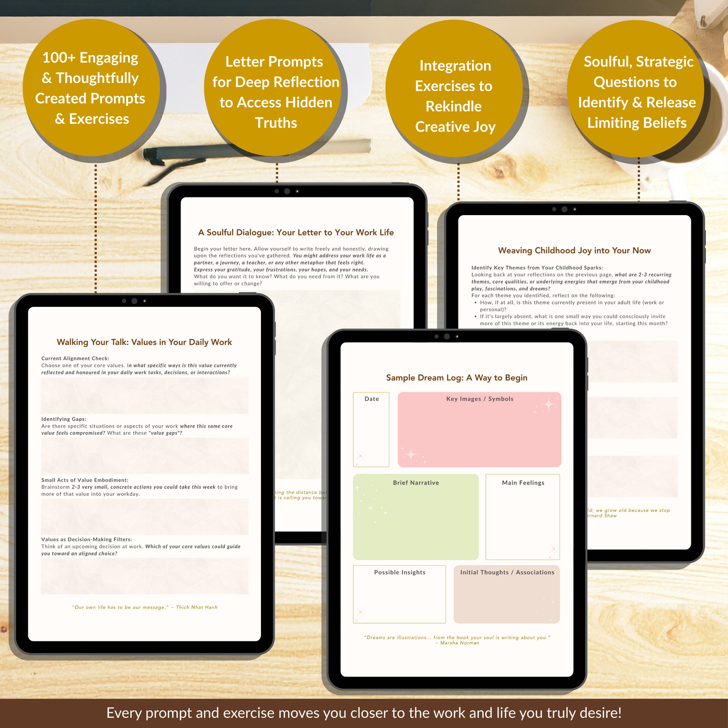 The Fulfilment Fire: A Transformative Journal to Ignite Your Path to Meaningful Work (Digital Download)