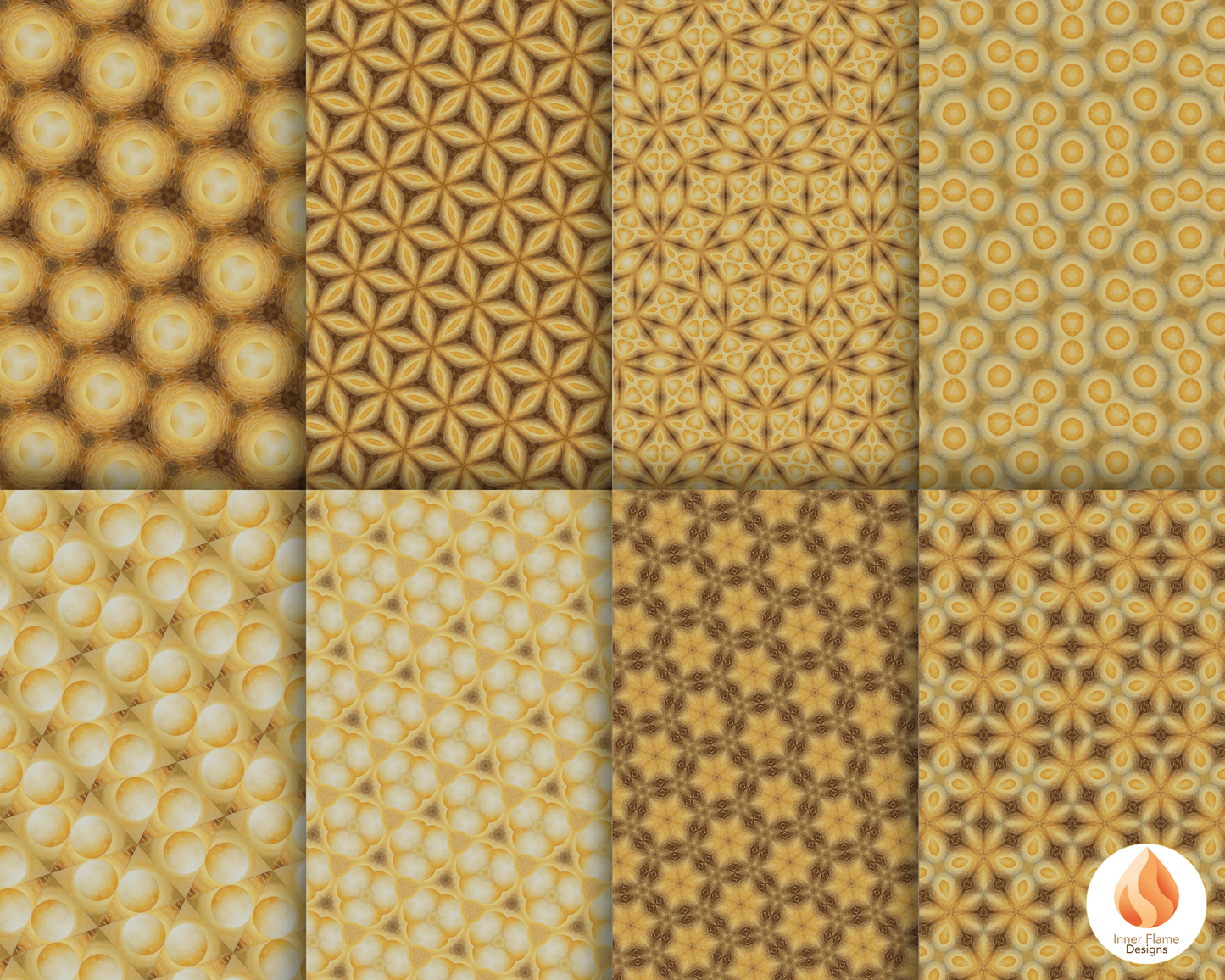 Ornate Geometric Surface Patterns | Seamless Patterns for Wallpaper, Textiles, Packaging and Digital Designs