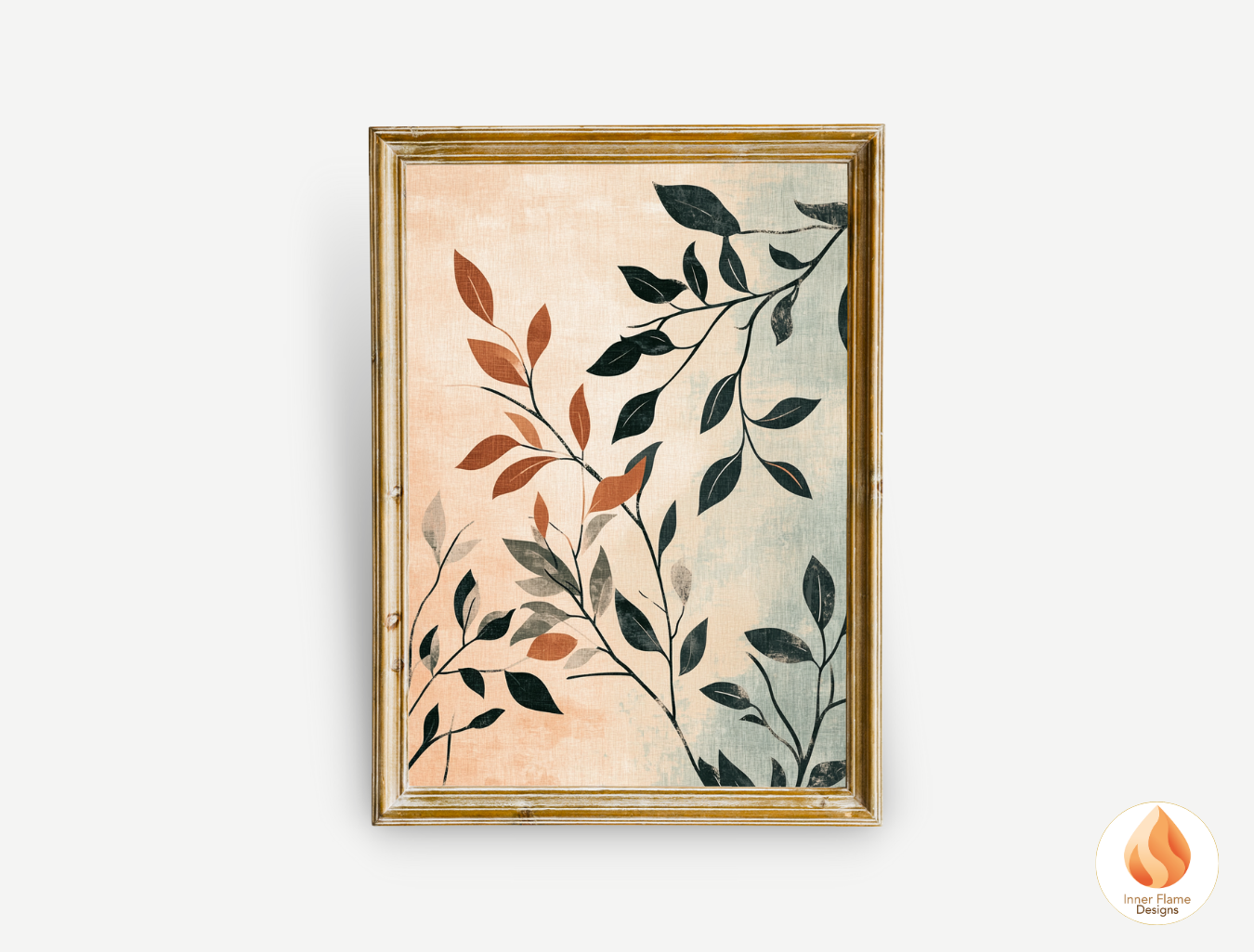 Elegant Botanical Art for Modern Home Design | Triptych Artwork