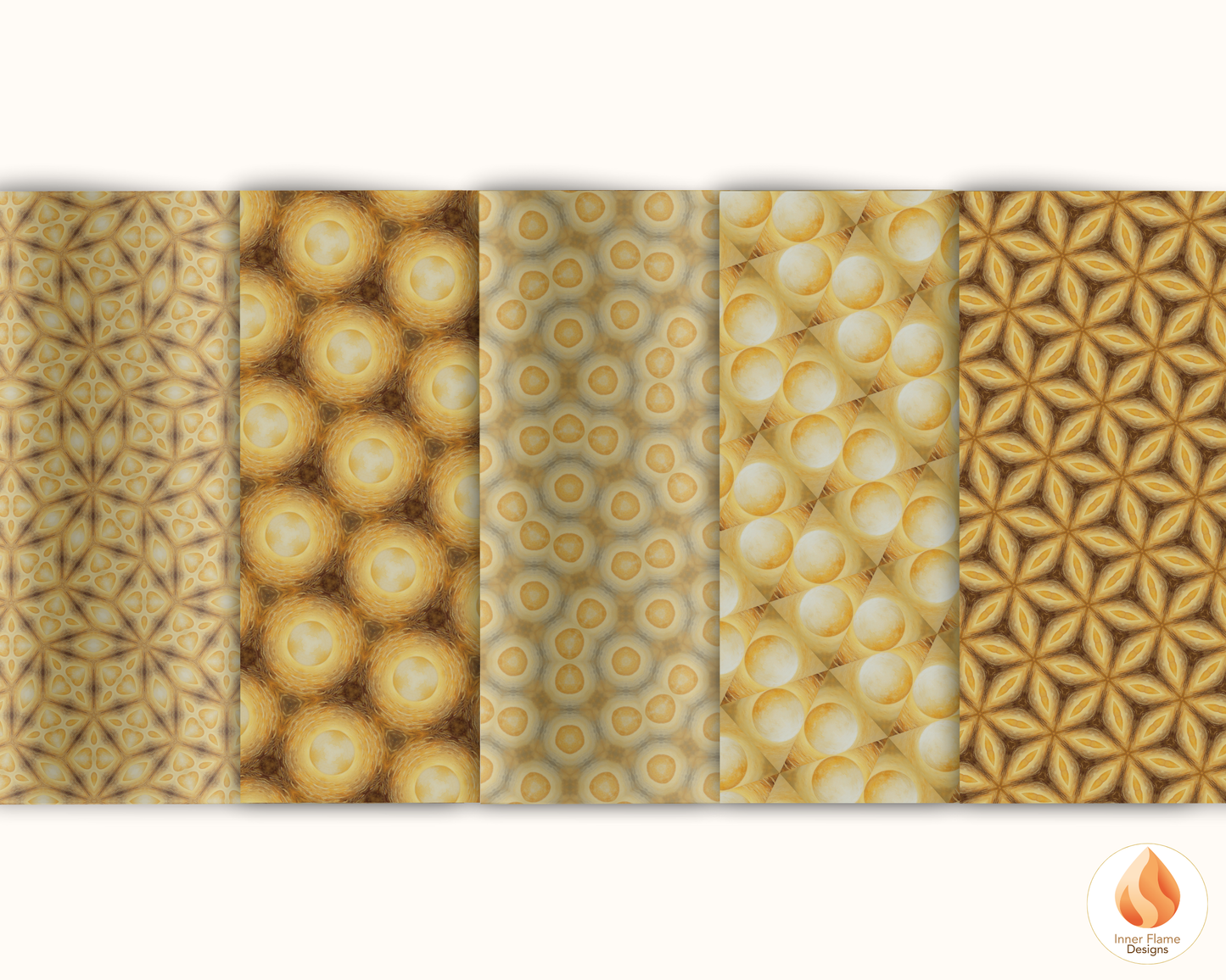 Ornate Geometric Surface Patterns | Seamless Patterns for Wallpaper, Textiles, Packaging and Digital Designs