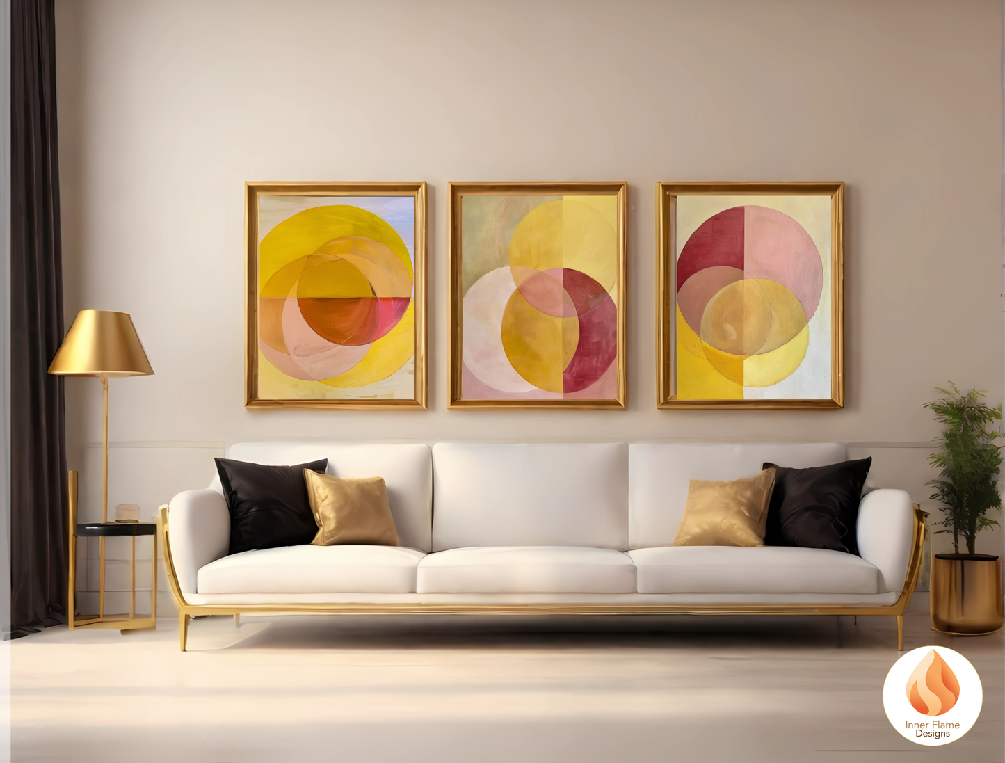 Modern Geometric Abstract Wall Art Designs for Home Décor