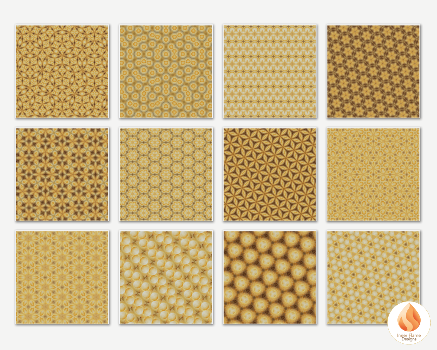 Ornate Geometric Surface Patterns | Seamless Patterns for Wallpaper, Textiles, Packaging and Digital Designs