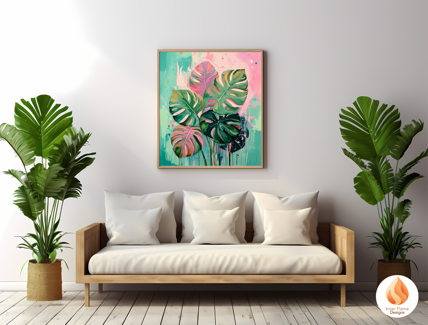 Dramatic Botanical Art for Modern Home Design | Triptych Artwork