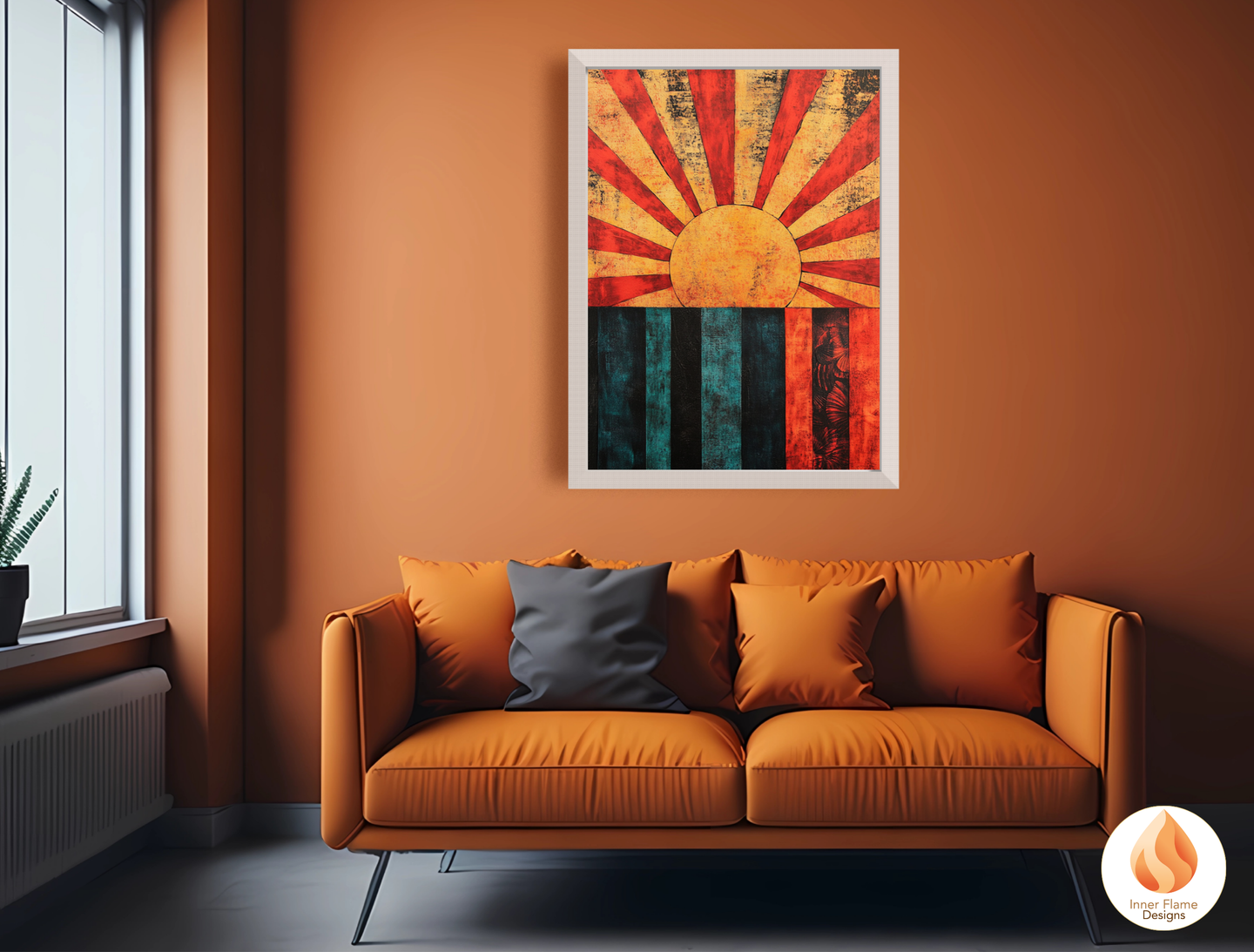 Vivid Cosmic Boho Wall Art Décor for Modern Home Design | Triptych Artwork (Series 2)