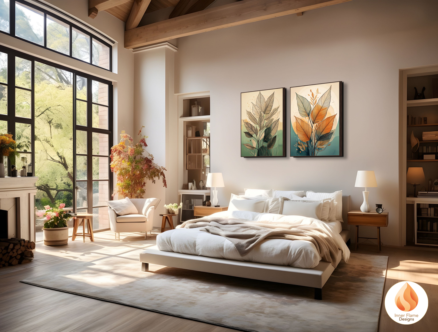 Striking Botanical Art for Modern Home Design | Diptych Art