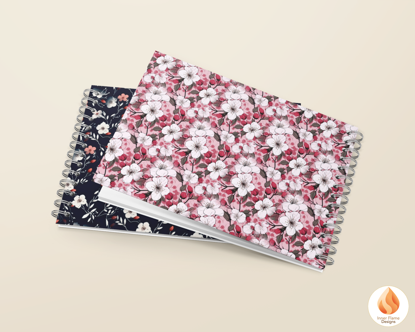 Japandi Rose Floral Surface Patterns | Seamless Patterns for Wallpaper, Textiles, Packaging and Digital Designs