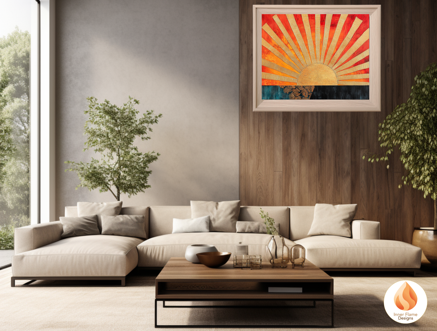 Vivid Cosmic Boho Wall Art Décor for Modern Home Design | Triptych Artwork (Series 2)