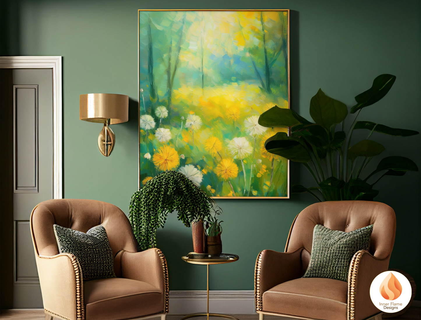 Vibrant Flower Artwork for Modern Home Design | Triptych Artwork