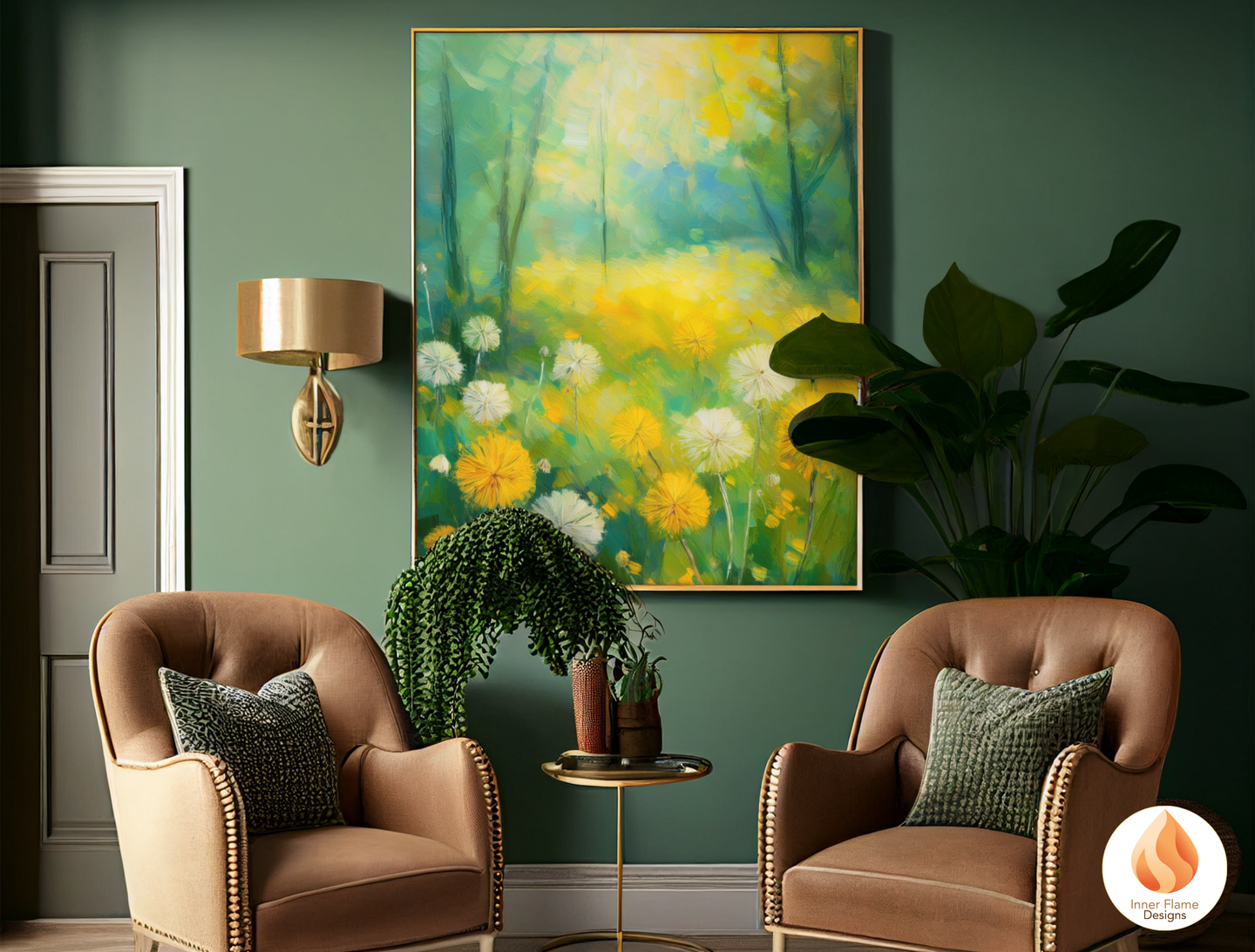 Vibrant Flower Artwork for Modern Home Design | Triptych Artwork