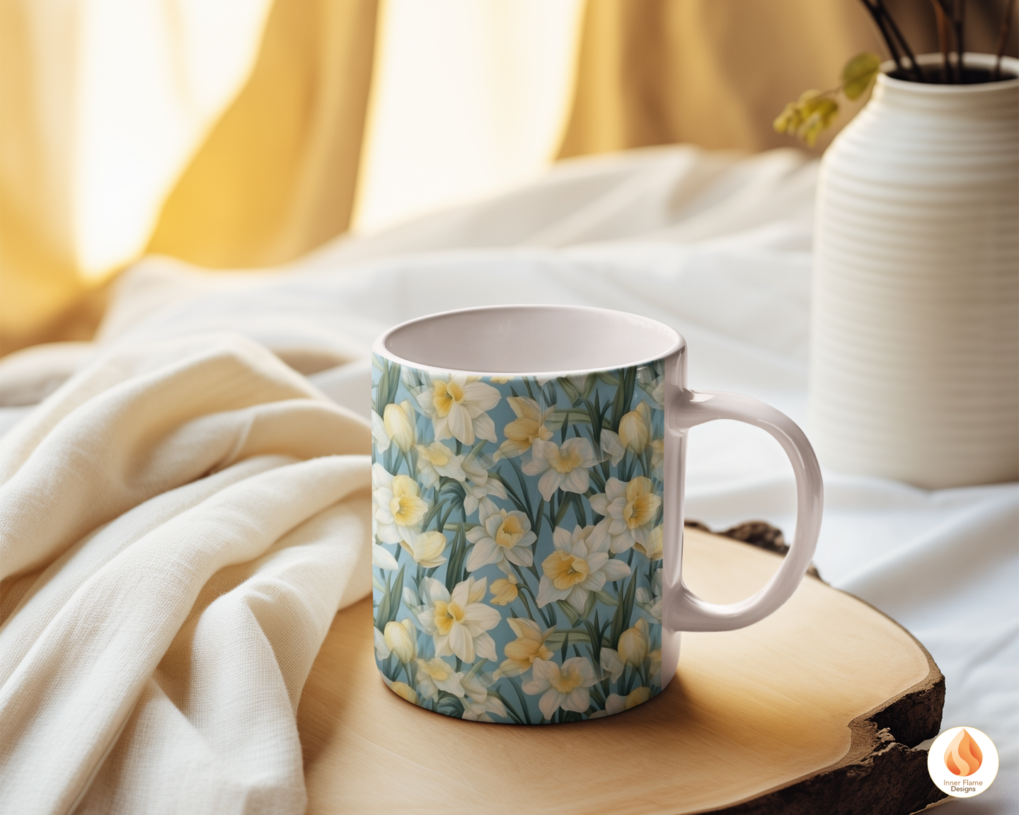 Spring Daffodil Floral Surface Patterns | Seamless Patterns for Wallpaper, Textiles, Packaging and Digital Designs