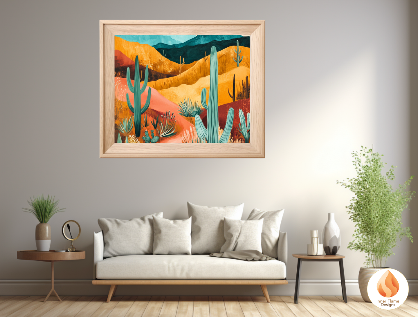 Exotic Boho Wall Art Décor for Modern Home Design | Triptych Artwork