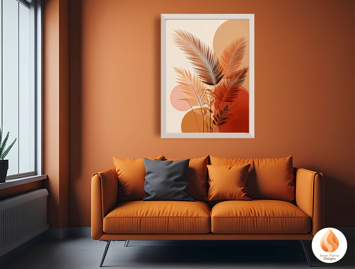 Radiant Botanical Art for Modern Home Design | Triptych Artwork