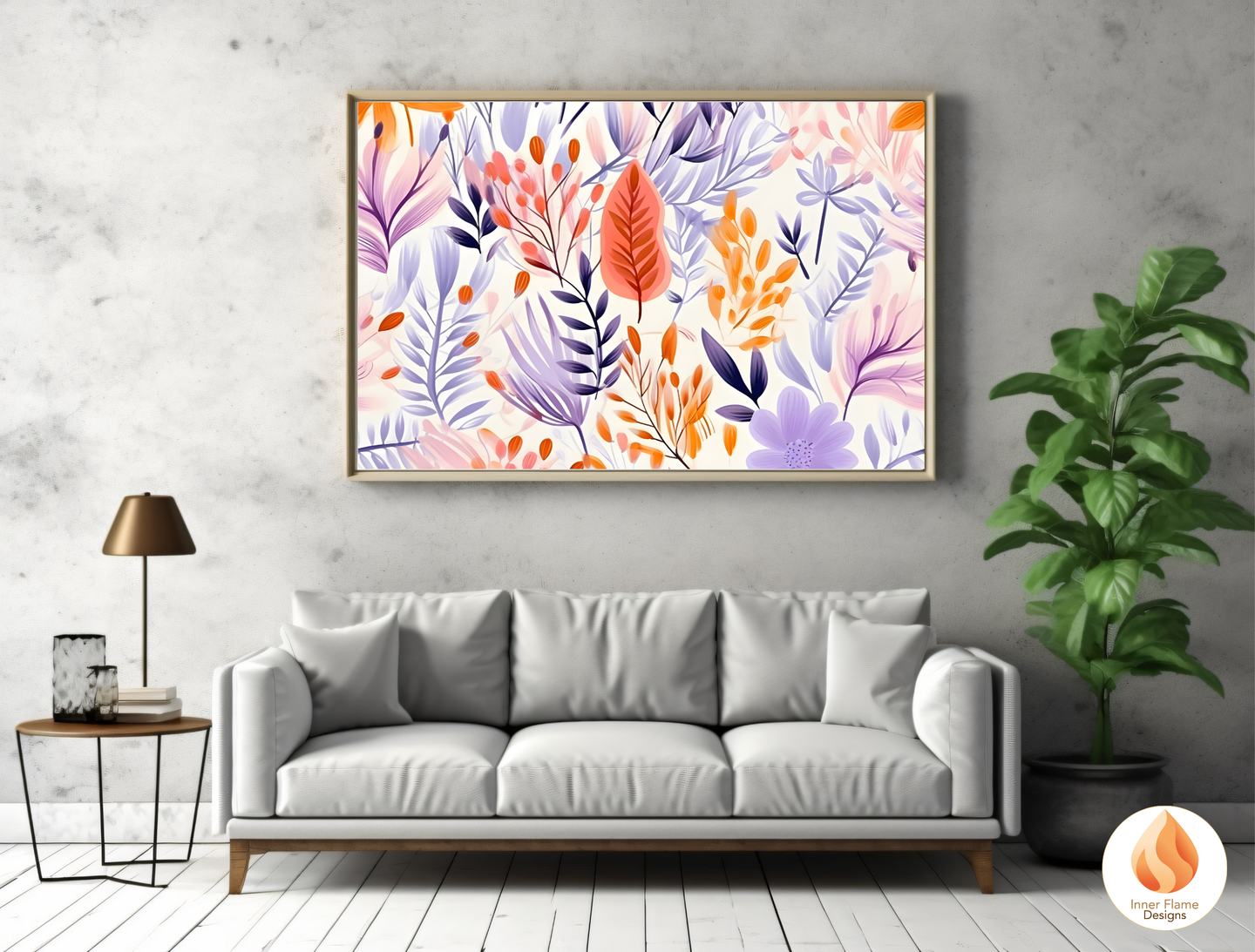 Cheerful Boho Wall Art Décor for Modern Home Design | Four Piece Wall Art