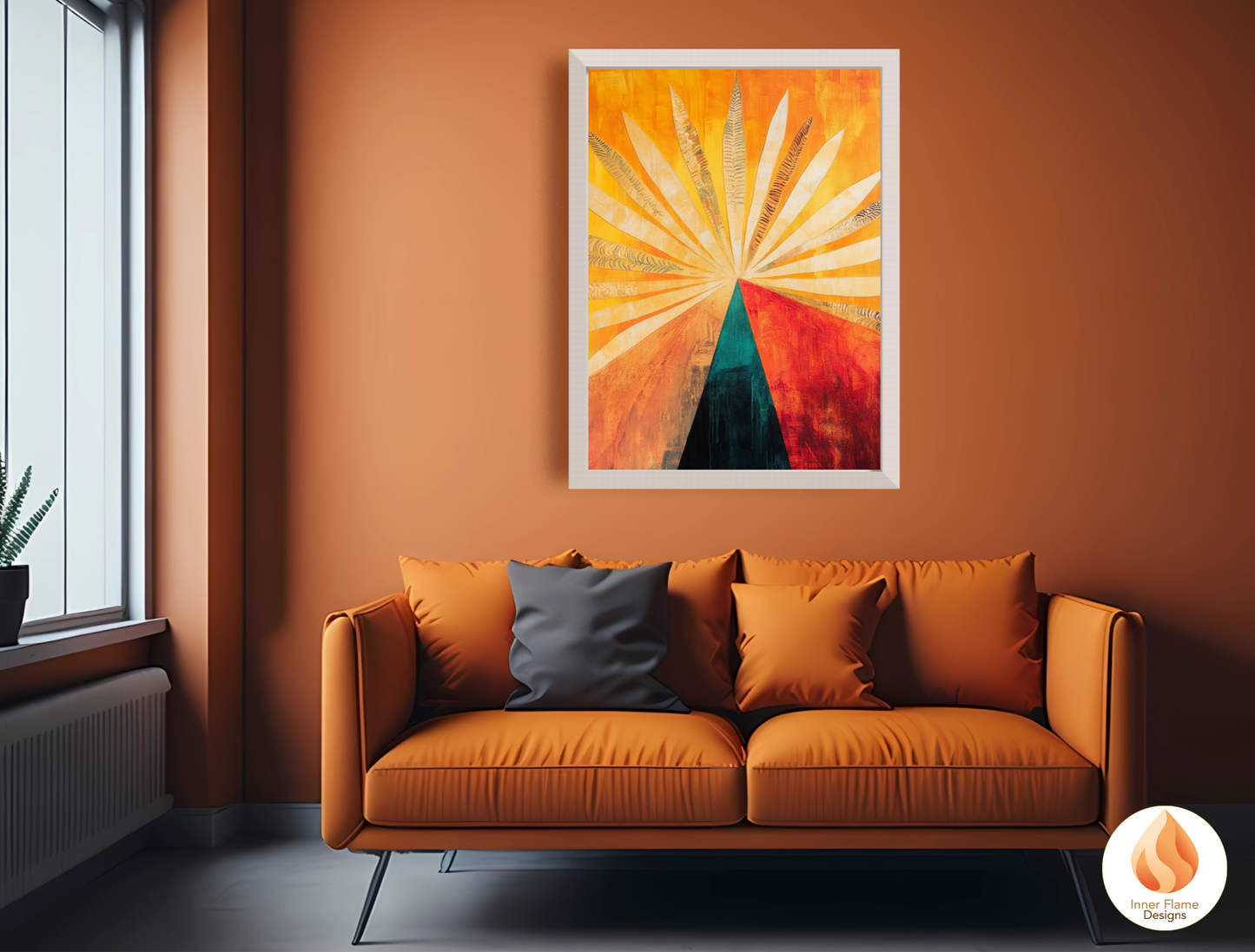 Vivid Cosmic Boho Wall Art Décor for Modern Home Design | Triptych Artwork (Series 1)
