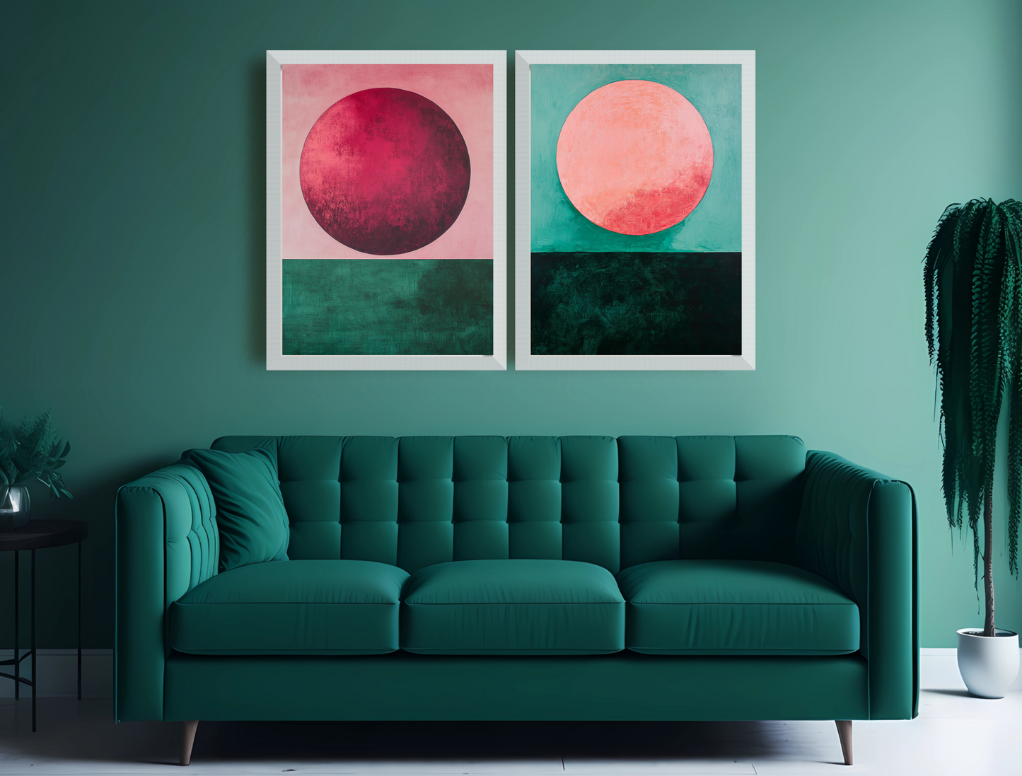 Dynamic Geometric Artwork for Modern Home Design | Triptych Artwork
