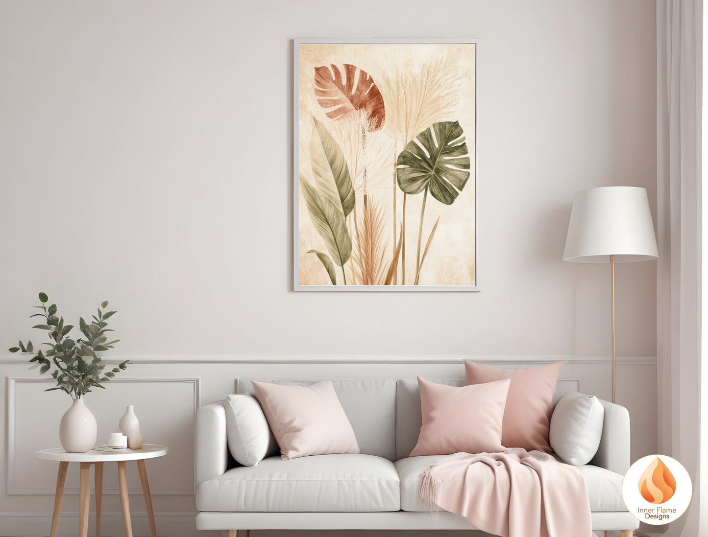 Timeless Botanical Art for Modern Home Design | Triptych Artwork