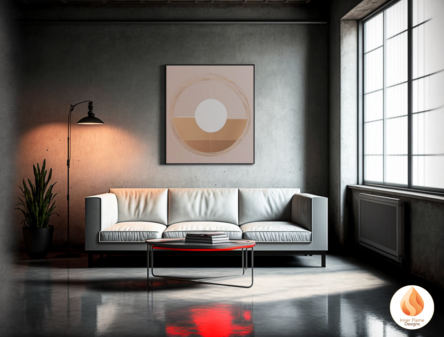 Sophisticated Geometric Artwork for Modern Home Design | Triptych Artwork