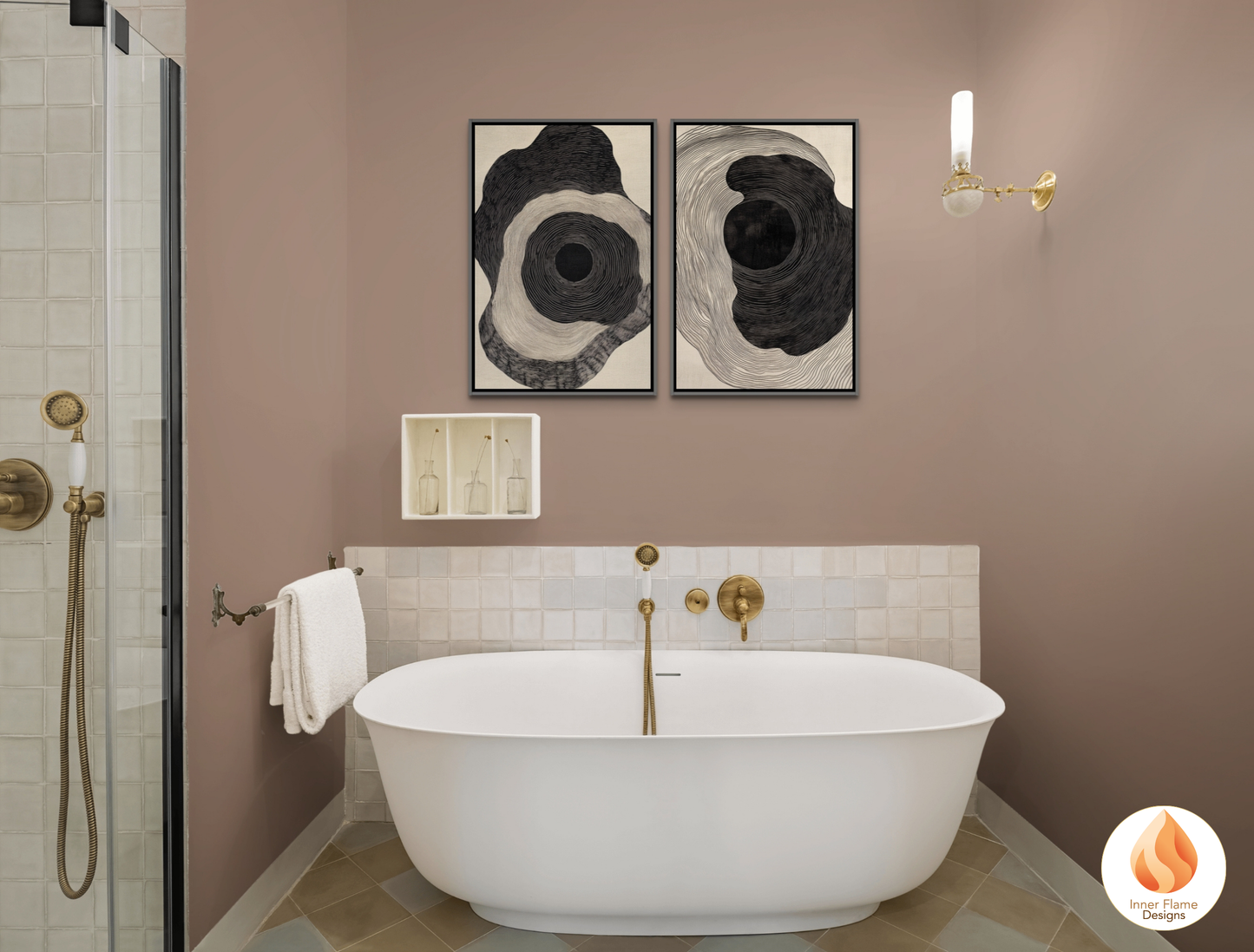 Intense Line Art for Modern Home Design | Triptych Artwork