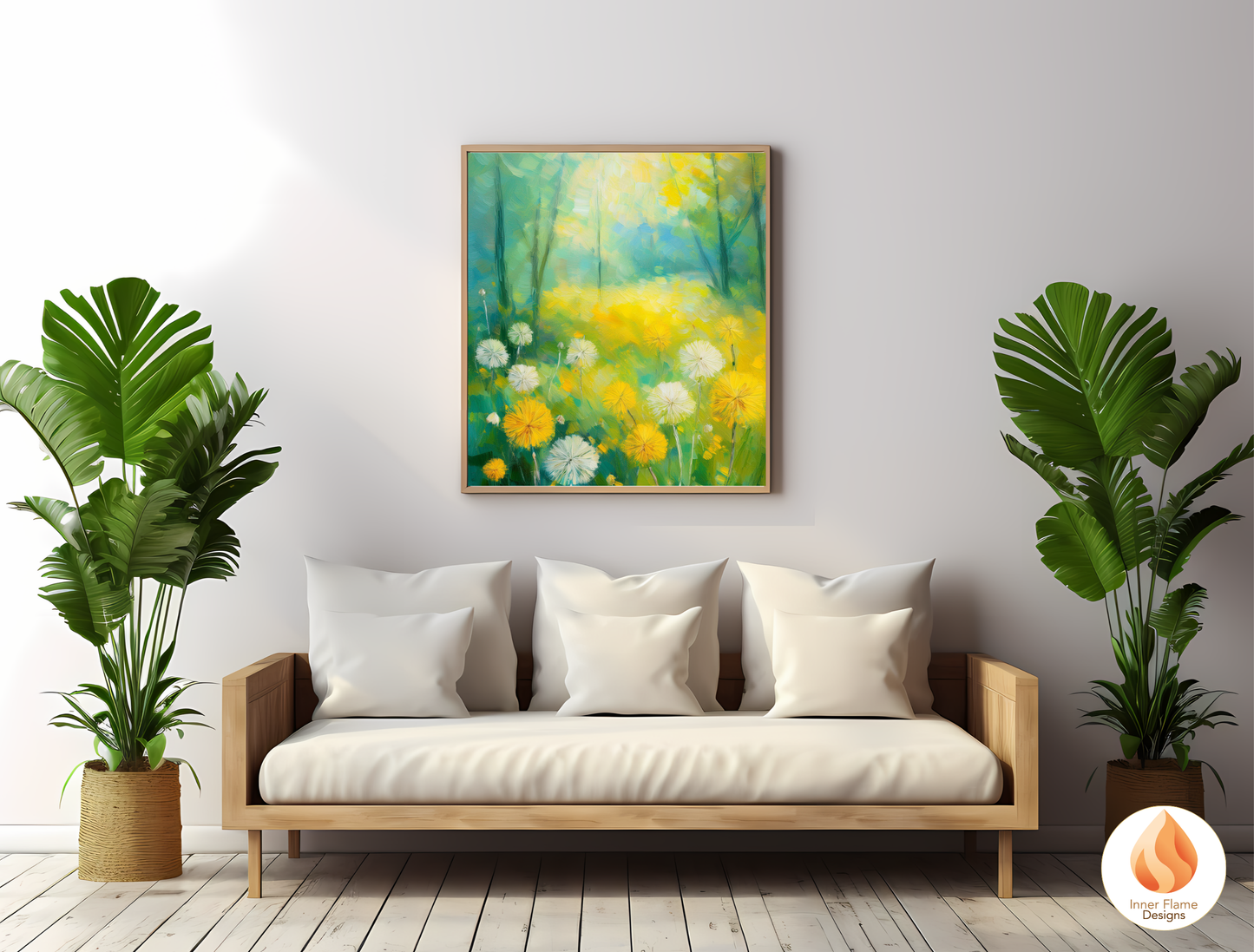 Vibrant Flower Artwork for Modern Home Design | Triptych Artwork
