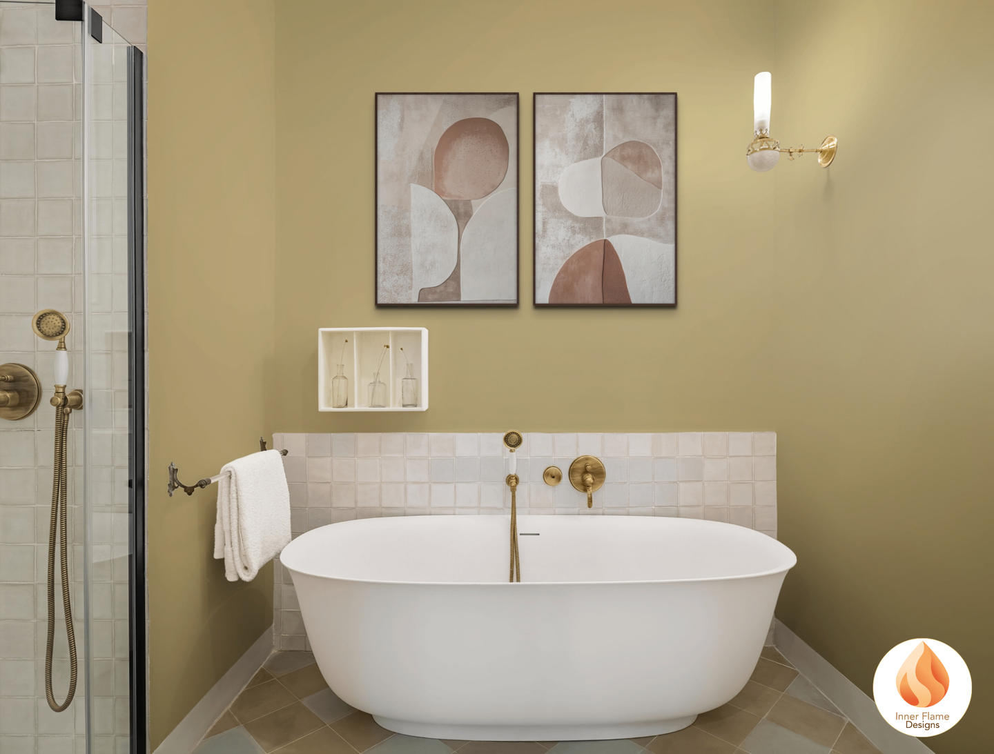 Earthy Minimalist Art for Modern Home Design | Triptych Artwork
