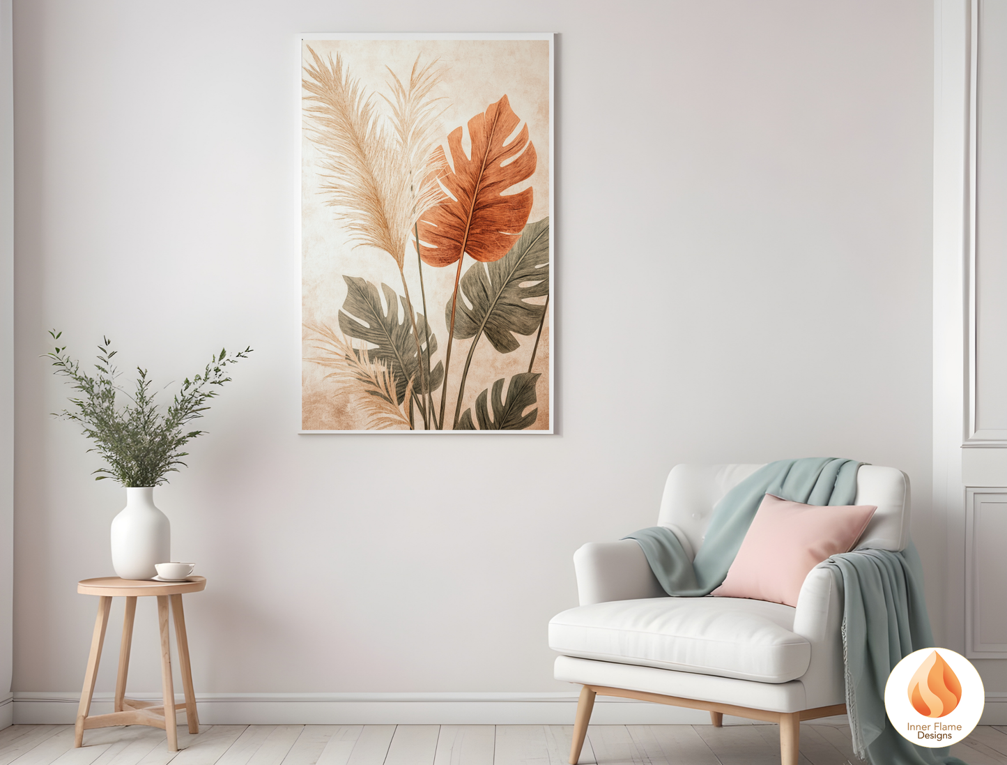 Timeless Botanical Art for Modern Home Design | Triptych Artwork